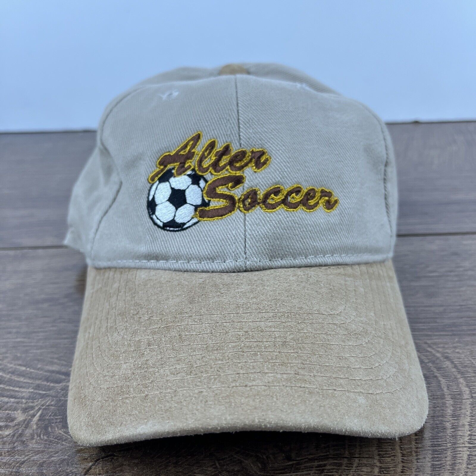 Other Alter Knights Soccer Hat Tan Brown Hat Adjustable Snapback A Size ONE SIZE - 2 Thumbnail