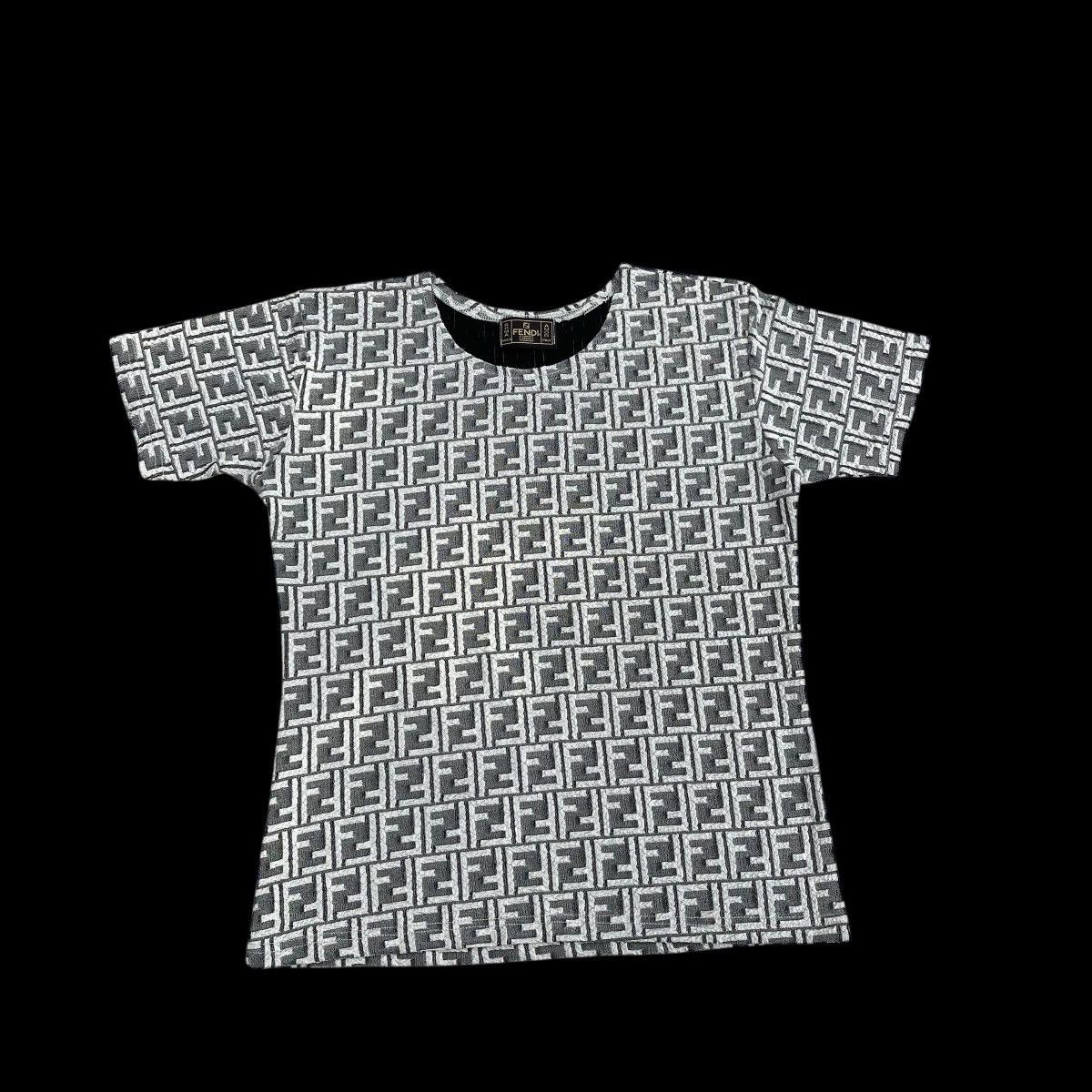 Fendi Vintage 90s fendi short sleeve Size L / US 10 / IT 46 - 2 Thumbnail