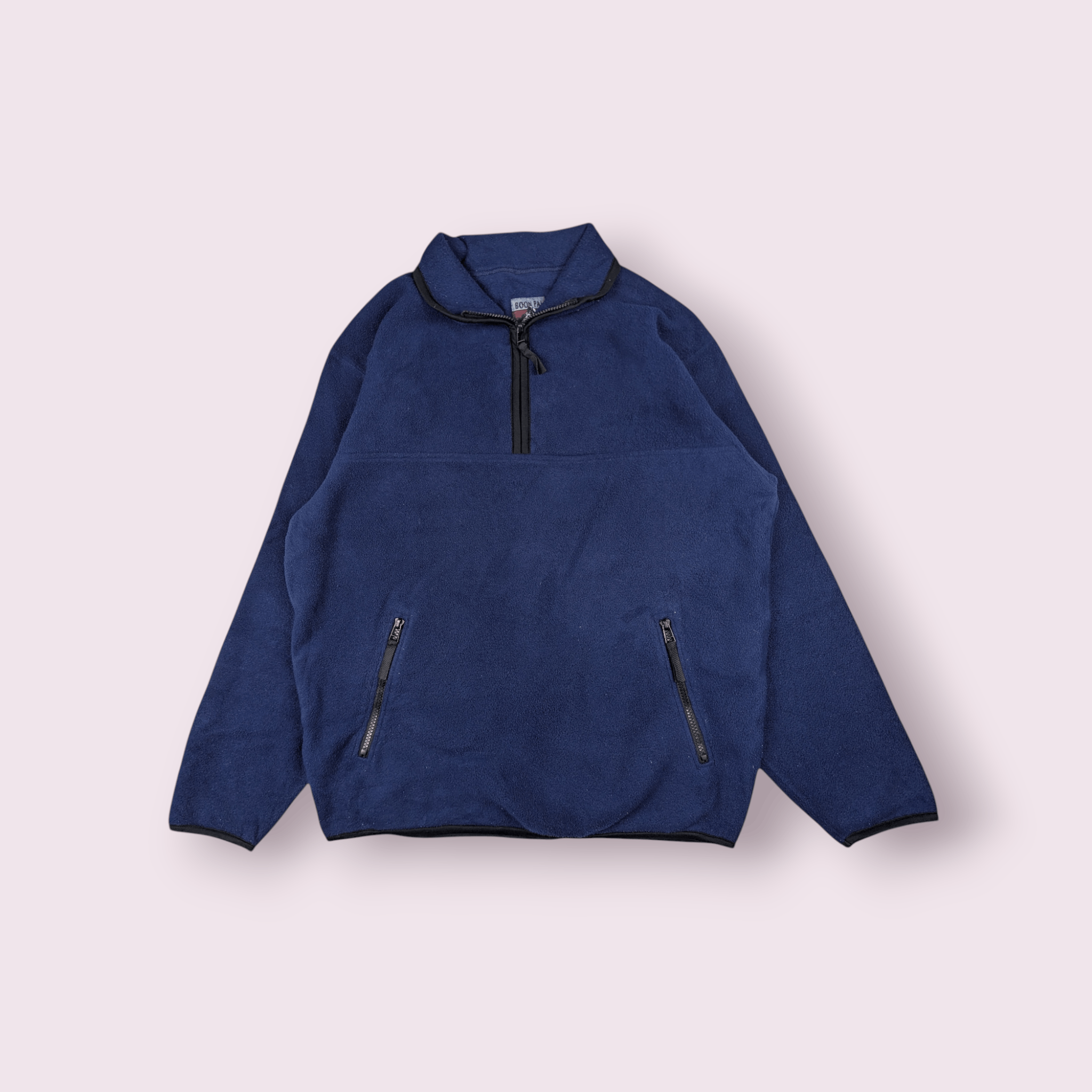Japanese Brand Vintage 2000's BOON PAL Fleece Sweatshirts Pullover Size US L / EU 52-54 / 3 - 2 Thumbnail