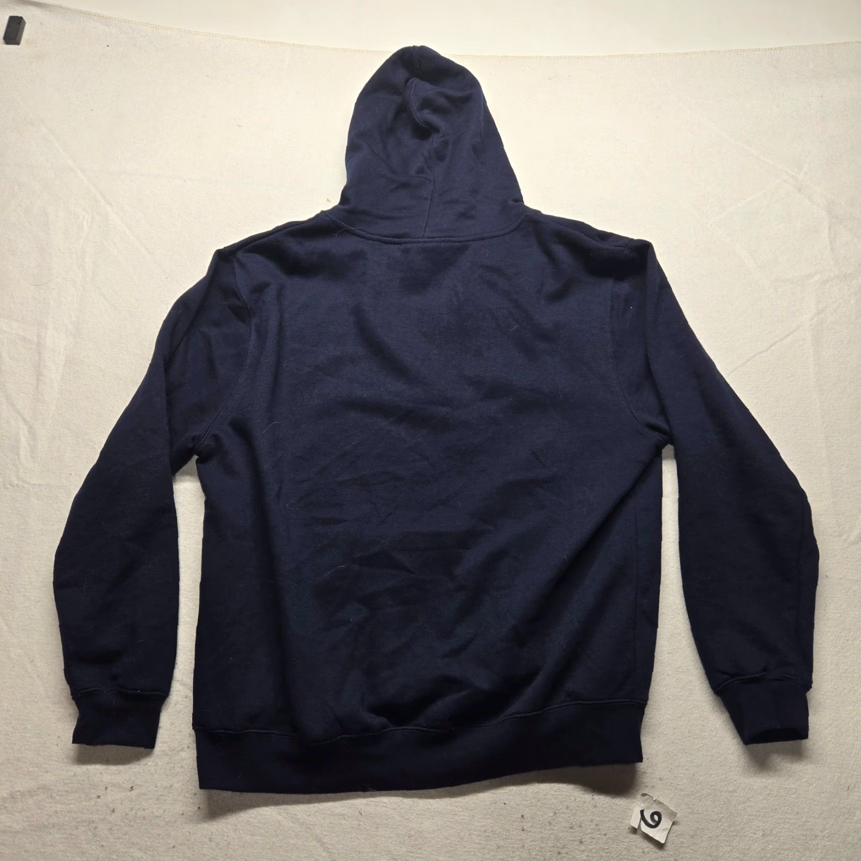 Vintage US Apparel Hoodie Adult XL Blue Pullover Hooded Sweatshirt Regular Fit Logo Graphic Print Pockets Hooded Sweatshirt White? Size XL / US 12-14 / IT 48-50 - 7 Thumbnail