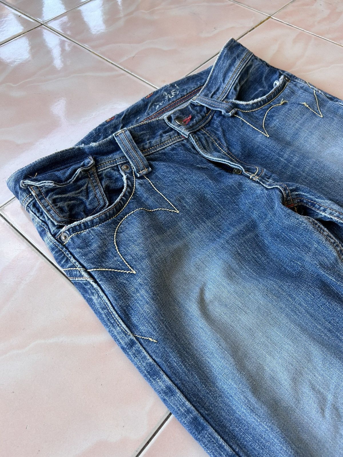 Edwin Edwin Buckle Back Boot Cut Flare Jean Size US 34 / EU 50 - 4 Thumbnail