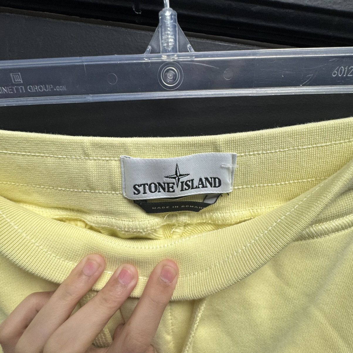Stone Island Stone Island Compass Patch Track Shorts Yellow Size US 42 / EU 58 - 3 Thumbnail