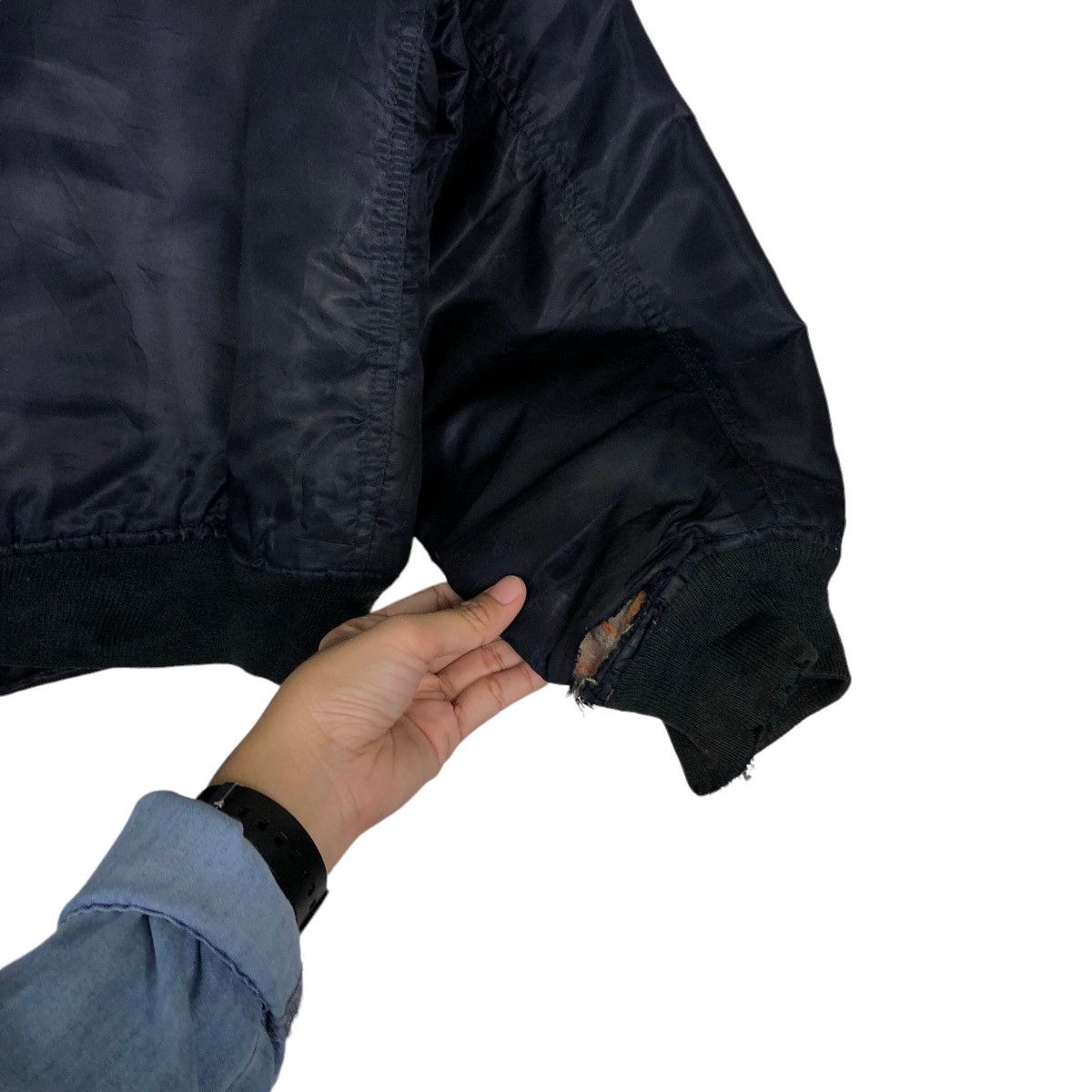 Japanese Brand 🔥RIOT RIOT WARM HEART VINTAGE BOMBER JACKET NYLON Size US M / EU 48-50 / 2 - 9 Thumbnail