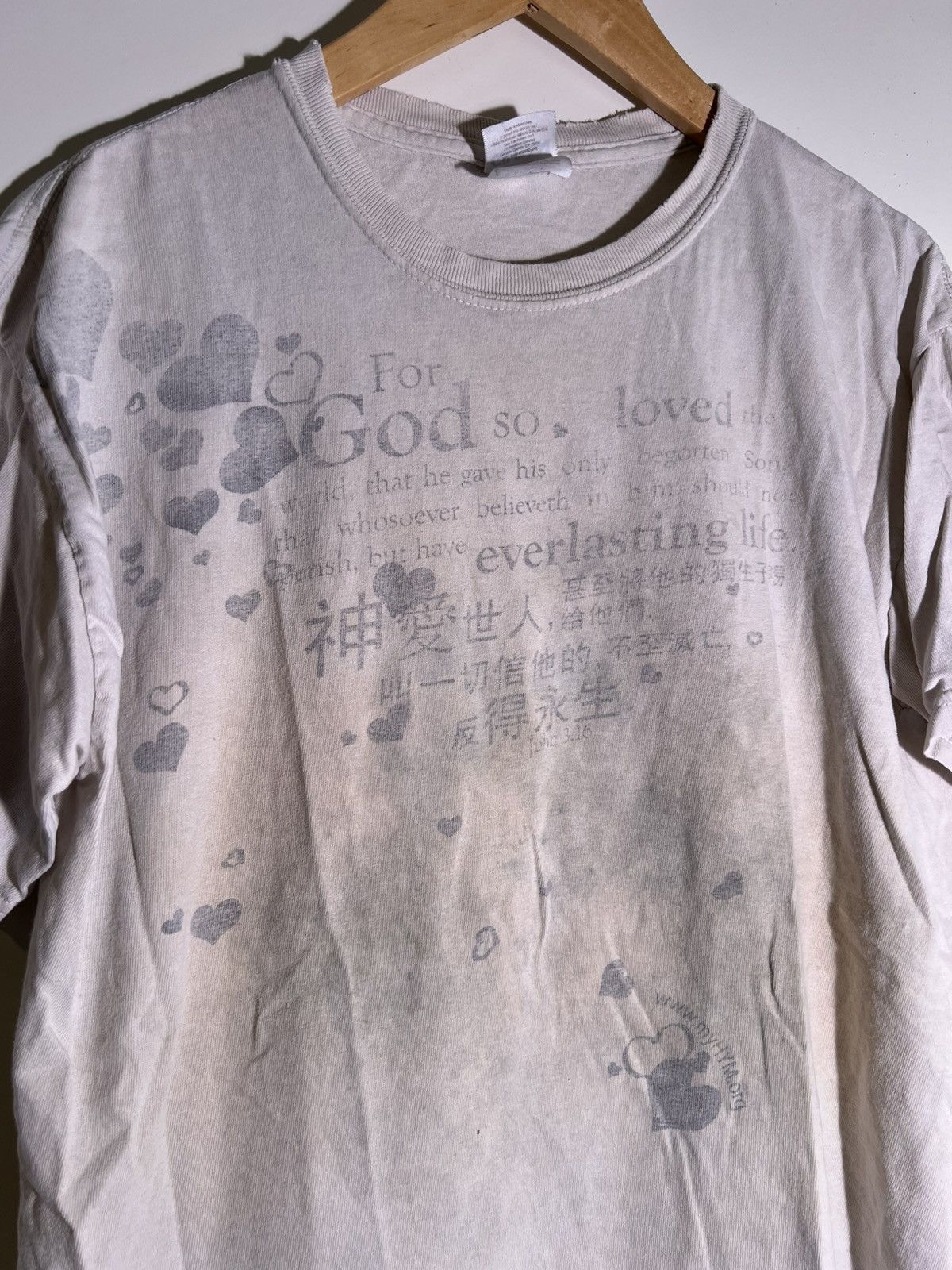 Vintage 90’s 2000’s Y2K Vintage For God So Loved Jesus Christ Shirt Size US M / EU 48-50 / 2 - 3 Thumbnail