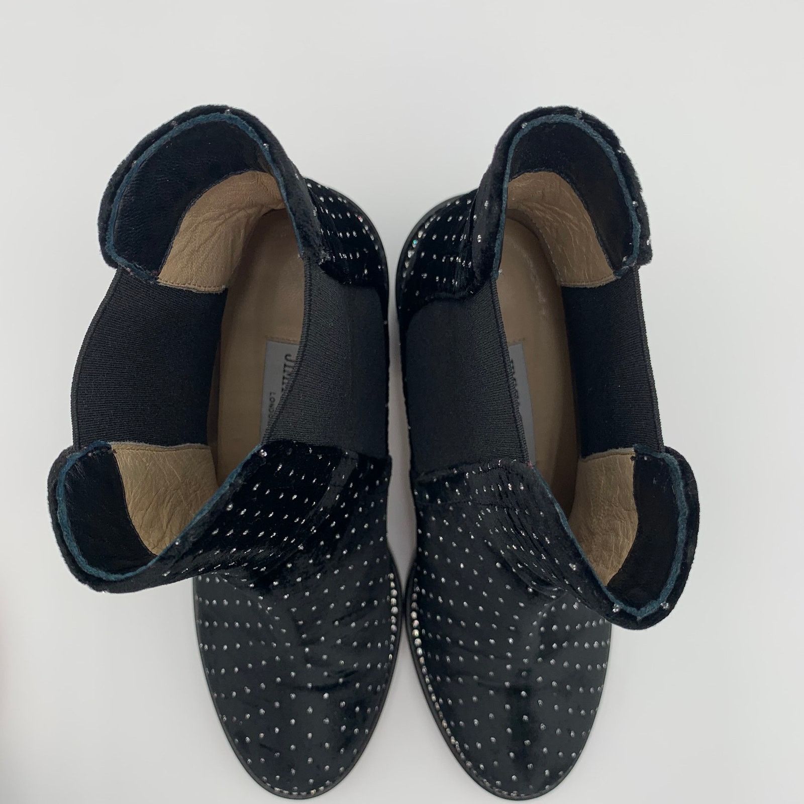 Jimmy Choo Jimmy Choo Merril Ankle Boots Black Crystals EU 37.5 US 7 Size US 7 / IT 37 - 7 Thumbnail