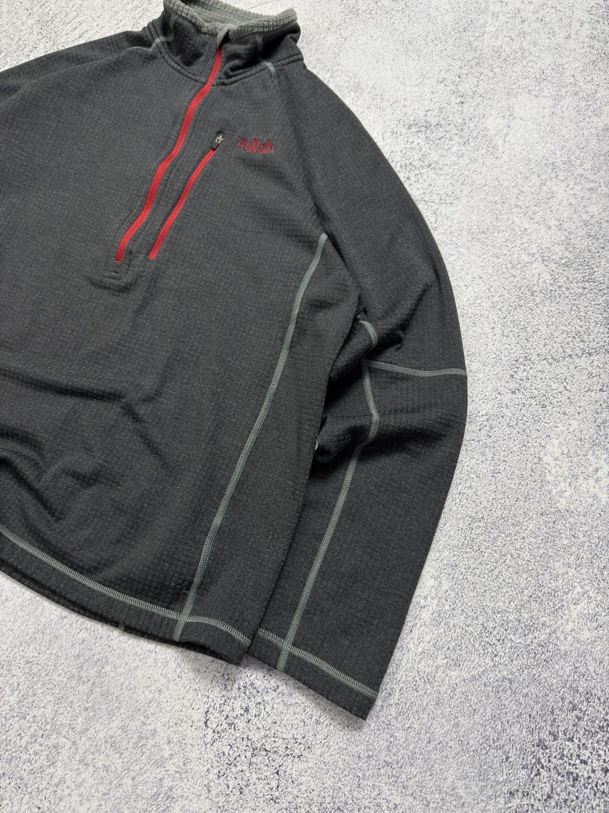 Rab Rab Nucleus Grid Fleece Quarter-Zip Pullover Anthracite Size US XL / EU 56 / 4 - 3 Thumbnail