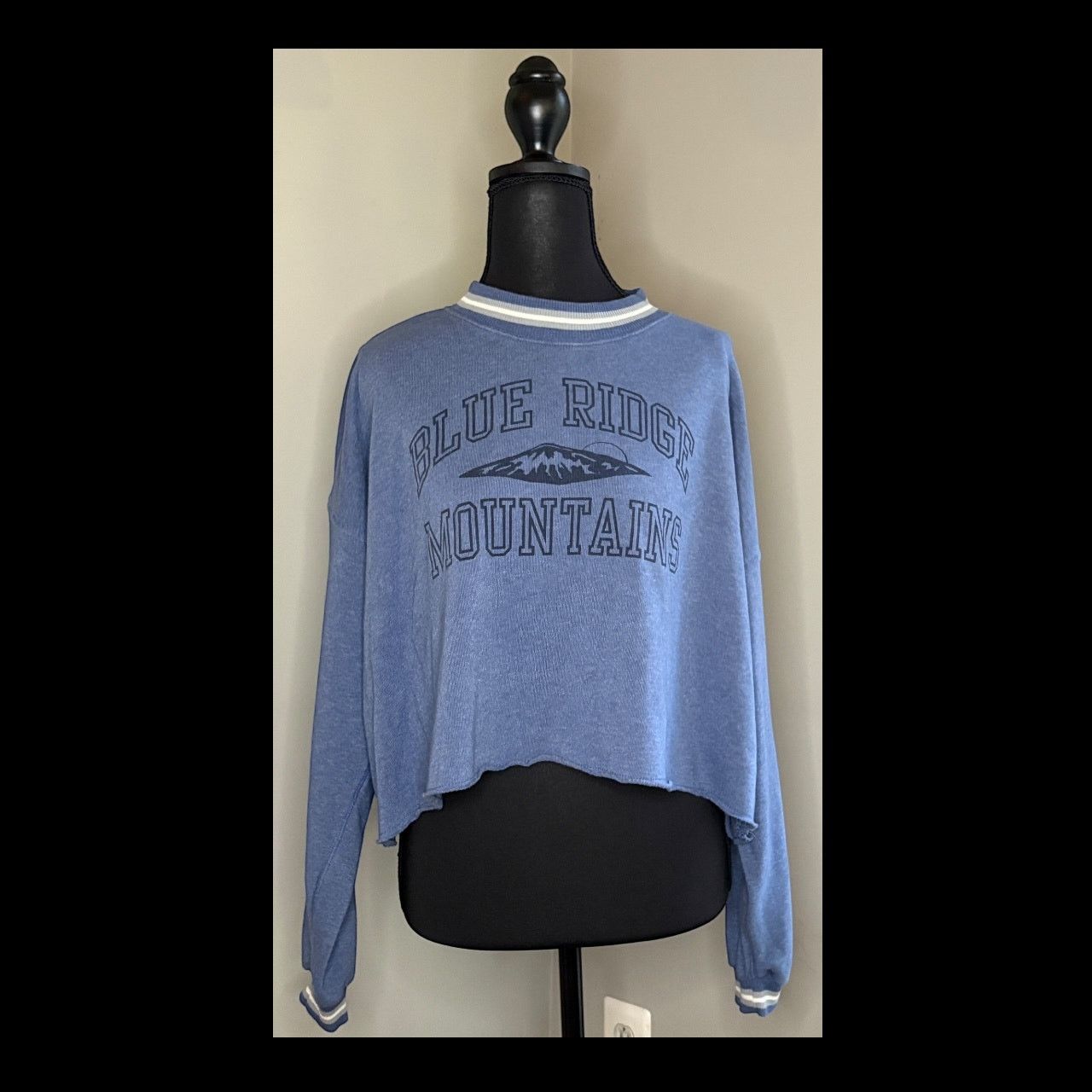 American Eagle Outfitters American Eagle Outfitters Blue Sweatshirt Vintage Graphic Size S / US 4 / IT 40 - 2 Thumbnail