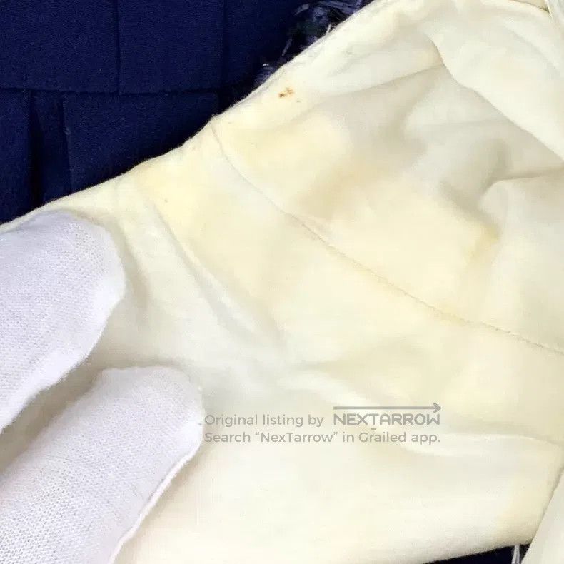 Chanel Chanel Blue and white color-blocked lace pleated design mu Size XXS / US 00 / IT 34 - 8 Thumbnail