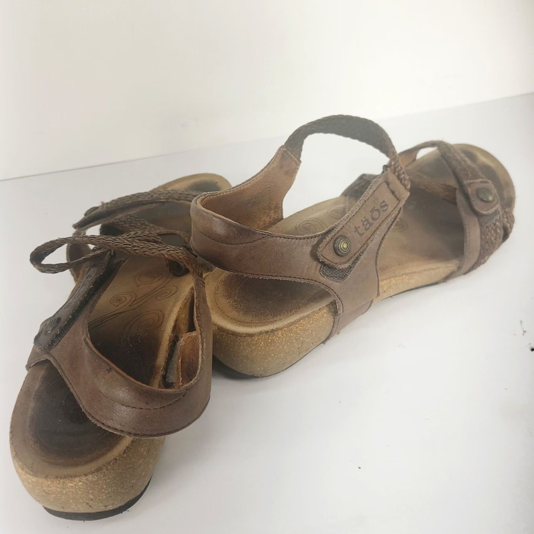 Taos Taos Trulie Womens Sandals Sz US 7.5 EU 38 Brown Leather Adjustable Size US 8 / IT 38 - 5 Thumbnail