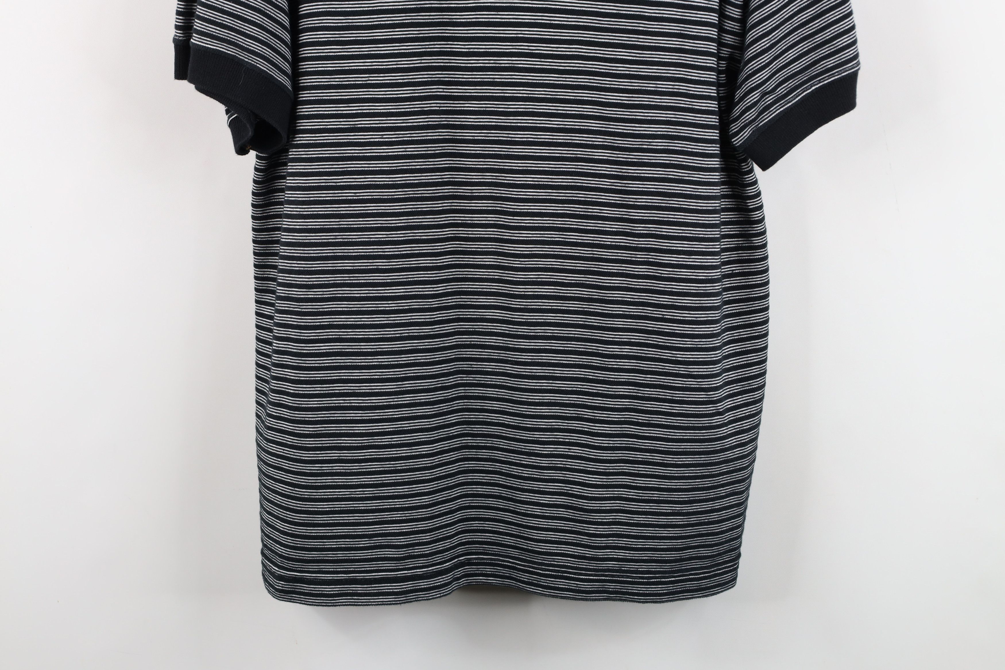 Vintage Vintage 90s Streetwear Knit Baggy Fit Golf Polo Shirt Black Size US S / EU 44-46 / 1 - 3 Thumbnail