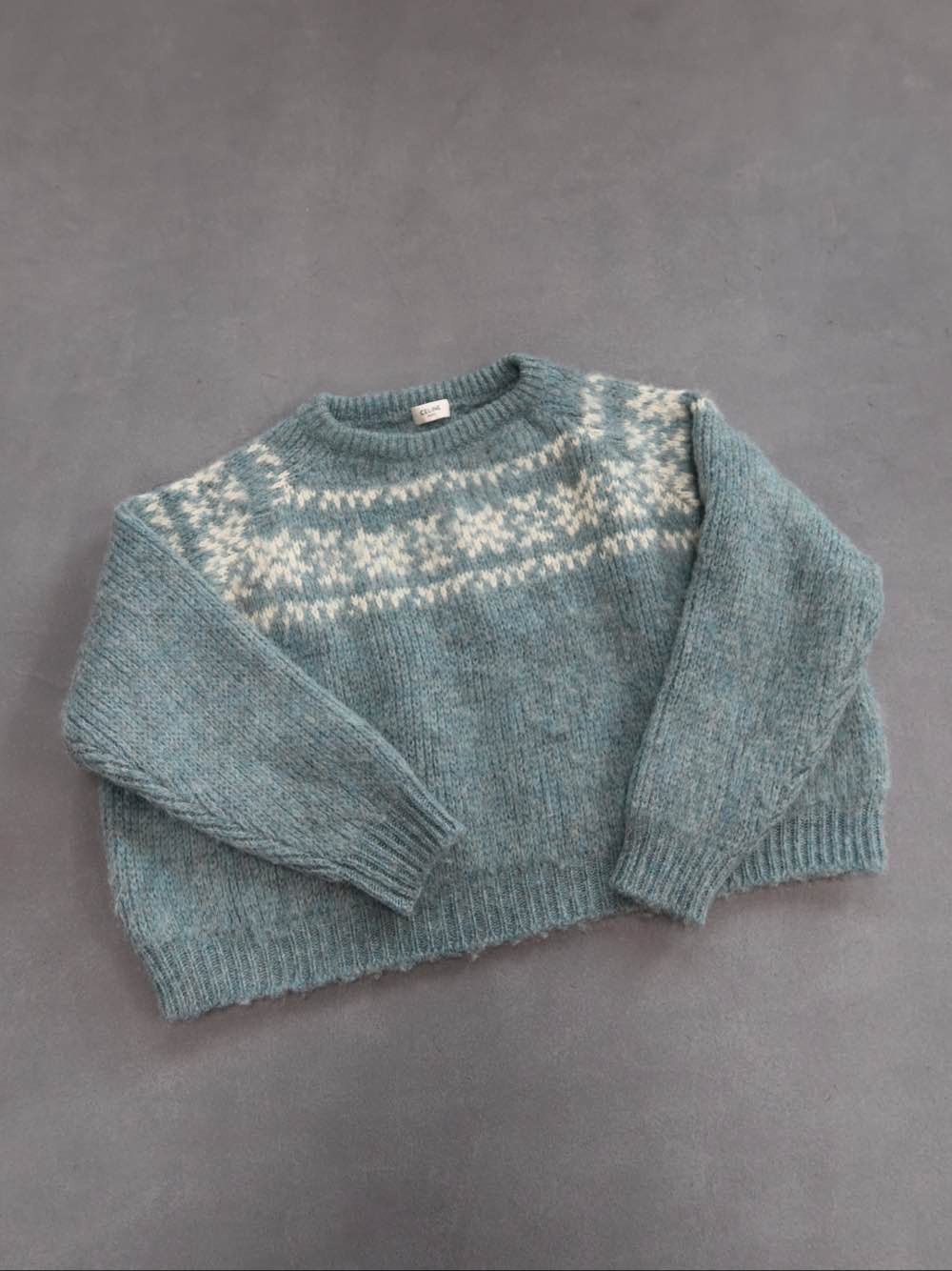 Celine Celine Fair Isle Wool Blend Sweater Size M Size M / US 6-8 / IT 42-44 - 1 Thumbnail