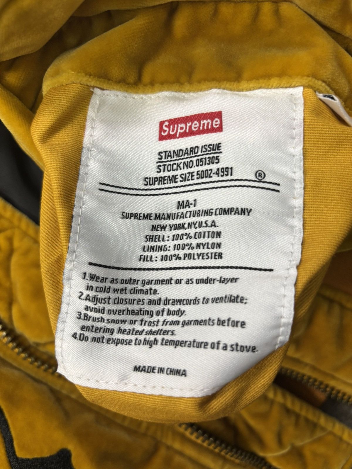 Supreme Supreme x Clayton Patterson Skulls Velvet MA-1 Jacket Size US L / EU 52-54 / 3 - 11 Thumbnail