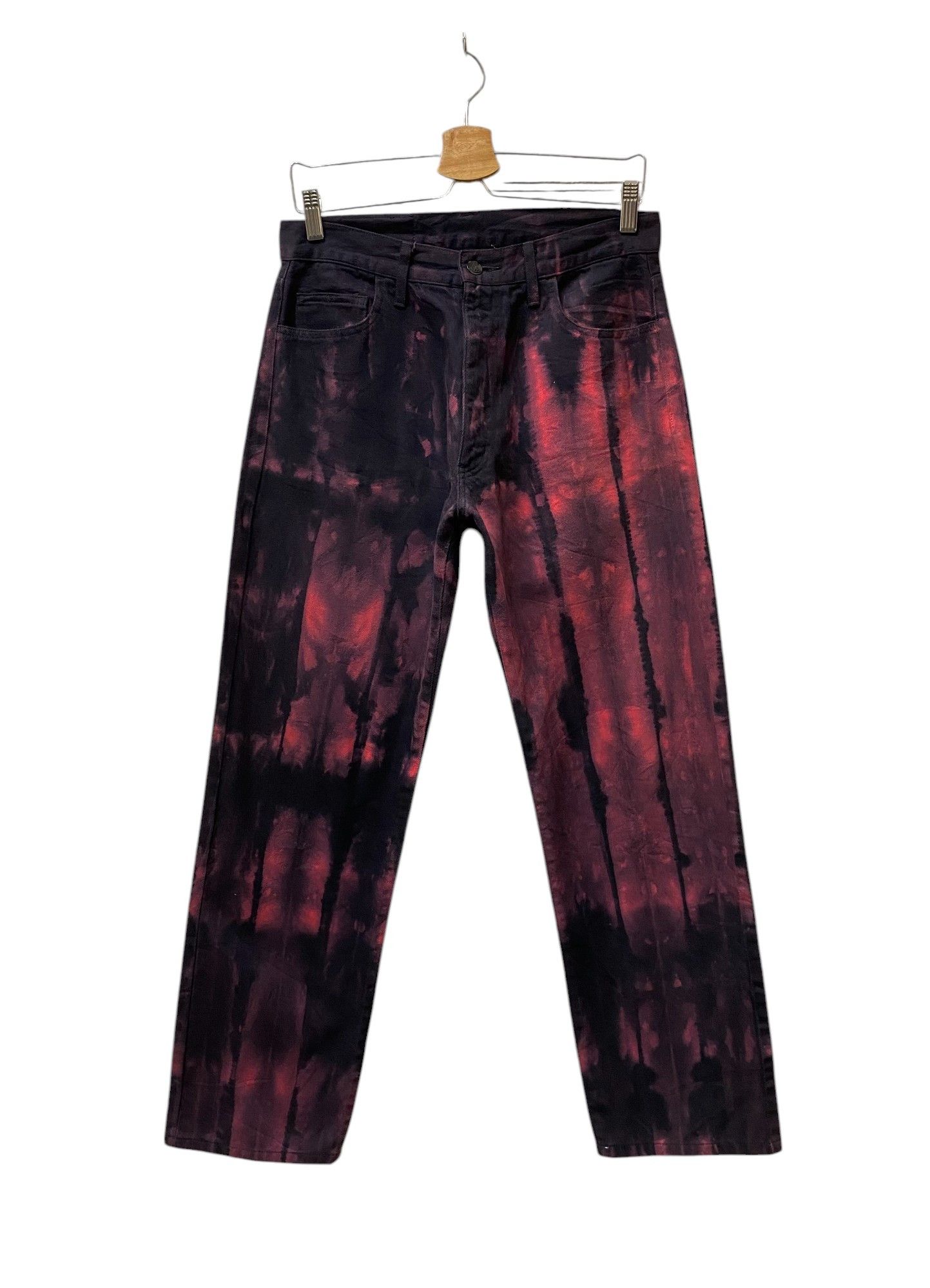 20471120 × If Six Was Nine × Seditionaries (30x29.5)INSANE JAPAN Flame Bleached grunge jean by acoustic Size US 30 / EU 46 - 1 Thumbnail