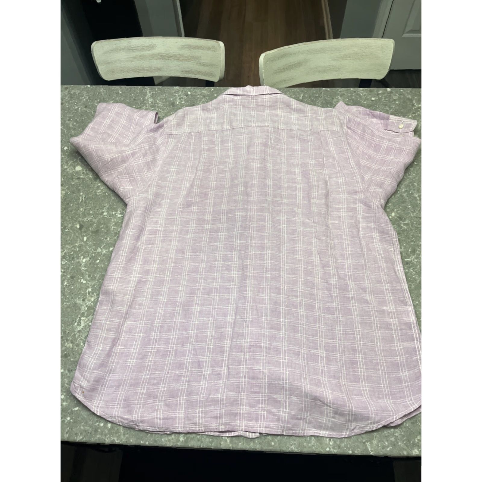 Tommy Bahama Tommy Bahama Shirt Button-Up Men's 2XL Pine Pink Linen Woven Casual Beach Colorful Breathable Pockets Size US XXL / EU 58 / 5 - 8 Thumbnail