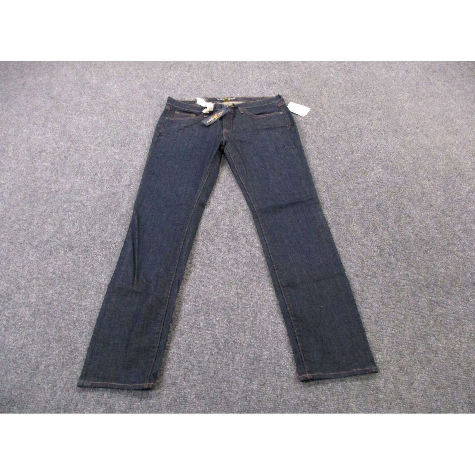 Lucky Brand Lucky Brand Jeans Womens 12 31 X 30 Blue Denim Charlie Skinny Regular Stretch NEW Size 24" / US 00 / IT 34 - 2 Thumbnail