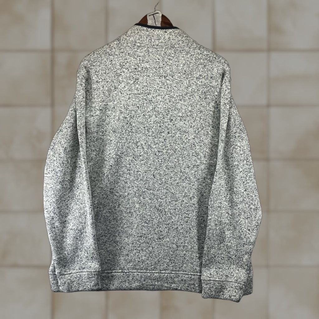 Eddie Bauer Eddie Bauer Men’s Radiator Fleece Snap Mock Pullover Gray XL Sweatshirt Pullover Mock Neck Zip Pockets Regular Fit Outdoor Fisherman Logo Long Sleeve Size US XL / EU 56 / 4 - 1 Thumbnail