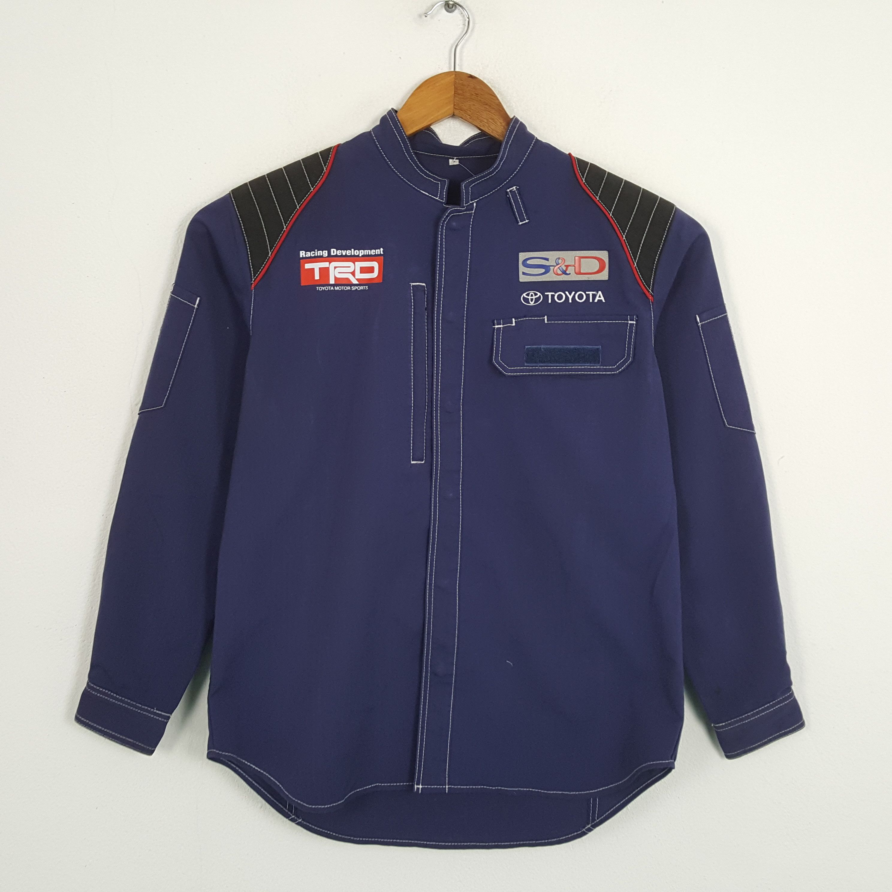 Vintage Vintage TRD TOYOTA MOTOR SPORTS Japanese Racing Shirt Jacket Size US M / EU 48-50 / 2 - 3 Thumbnail