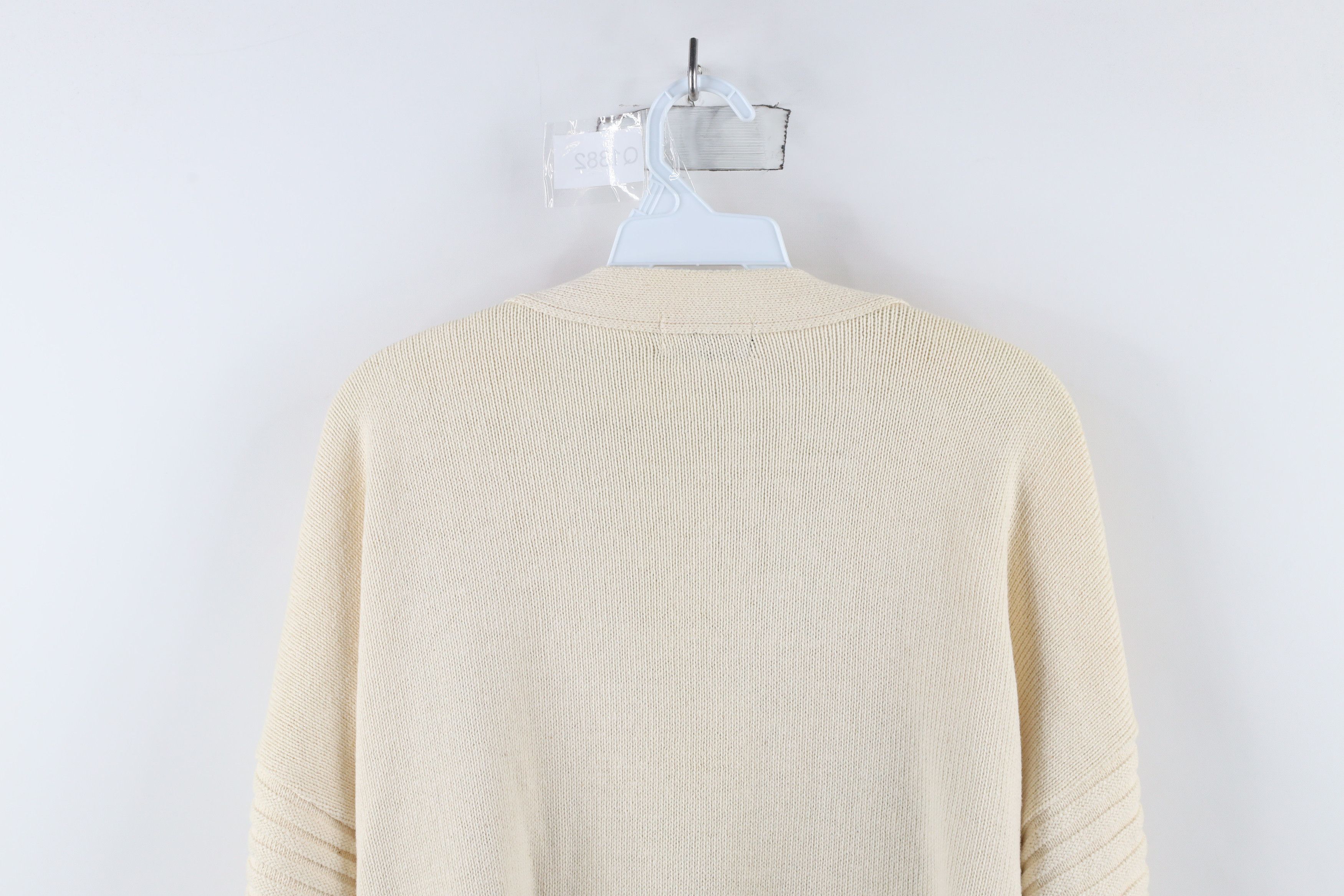 Vintage Vintage 90s Golf Ribbed Knit Cardigan Sweater Cream USA Size US XL / EU 56 / 4 - 13 Thumbnail