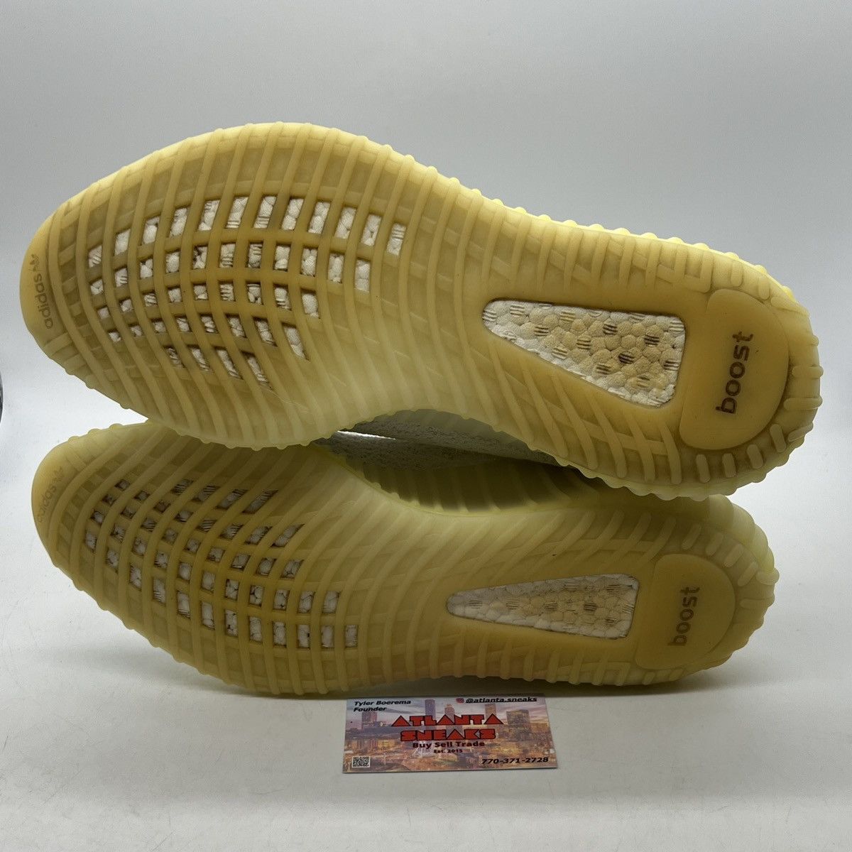 Adidas Yeezy boost 350 cream white triple white Size US 12 / EU 45 - 7 Thumbnail