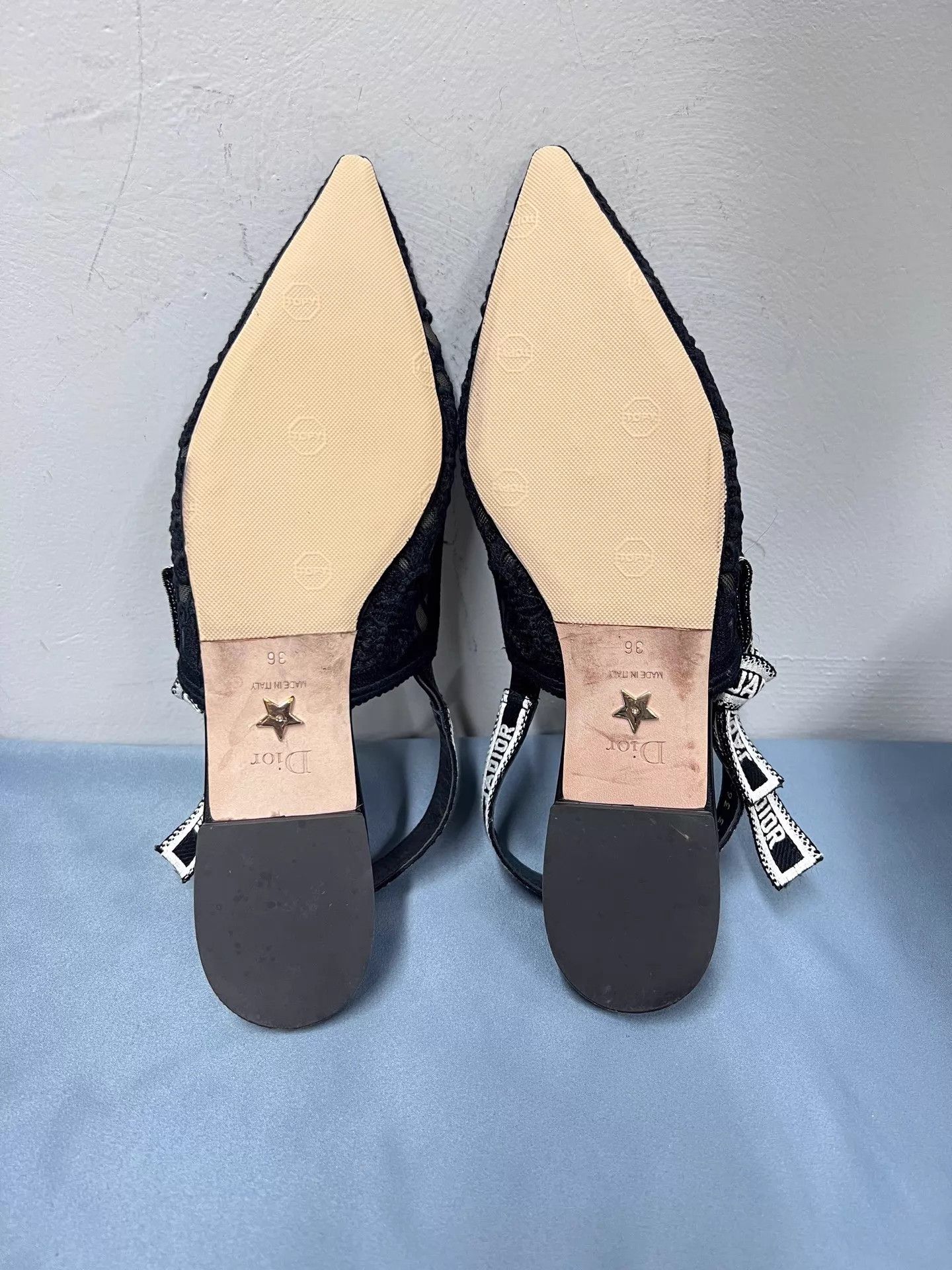 Dior Dior J'Adior Embroidered Pointed Toe Flat 36 MINT Size US 5.5 / IT 35.5 - 6 Thumbnail