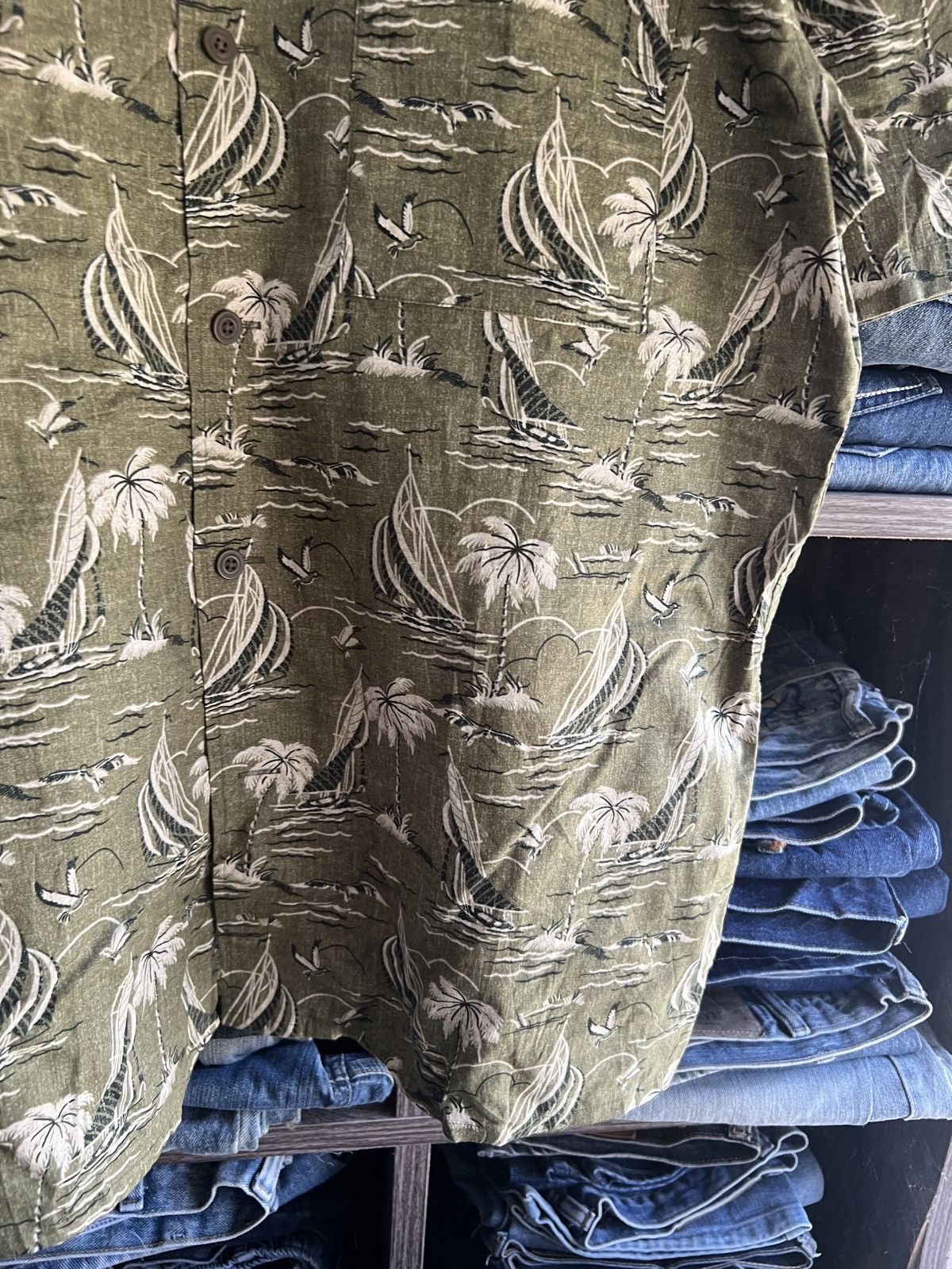 Reyn Spooner 🔥Rare Reyn Spooner x Uniqlo Fullprinted Shirt Size US M / EU 48-50 / 2 - 8 Thumbnail