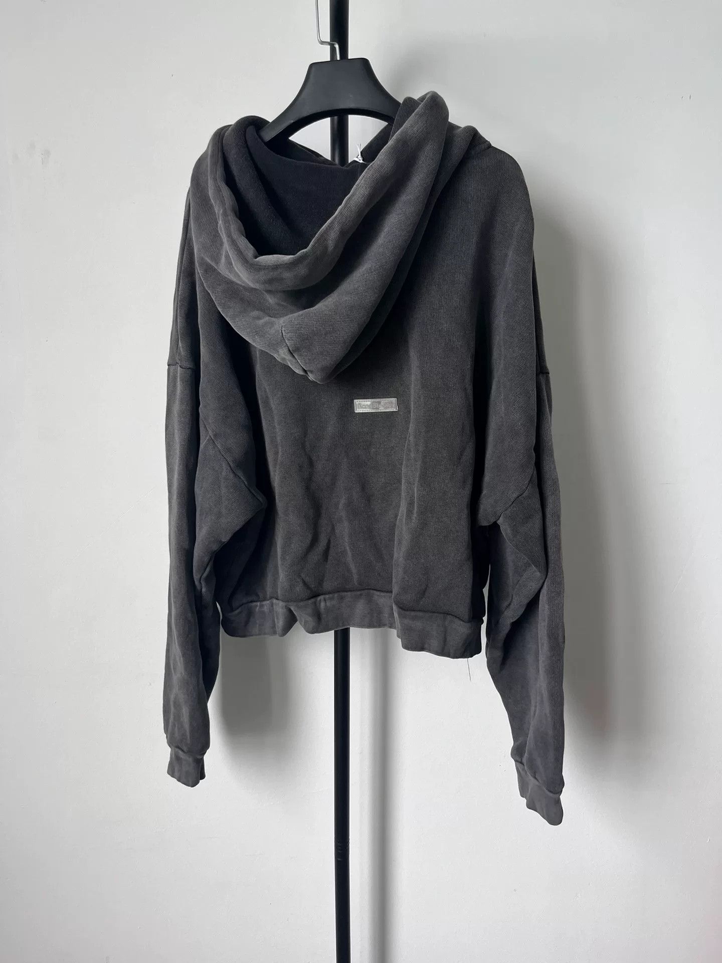 Acne Studios acne studios washed gray hooded sweatshirt Size US XXS / EU 40 - 1 Thumbnail