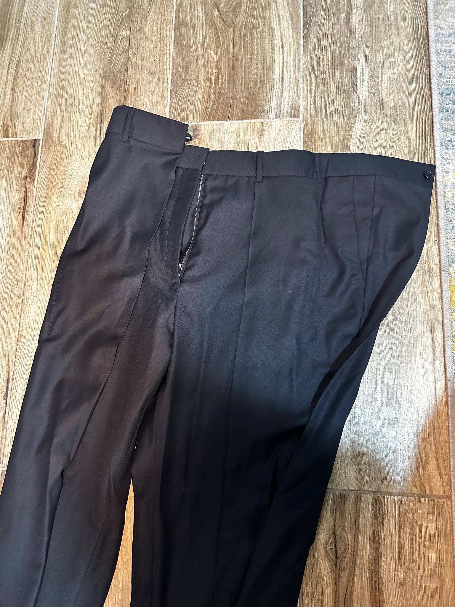 Loewe Loewe Black Deconstructed Double-Button Wool Trousers Size 25" / US 0 / IT 36 - 3 Thumbnail