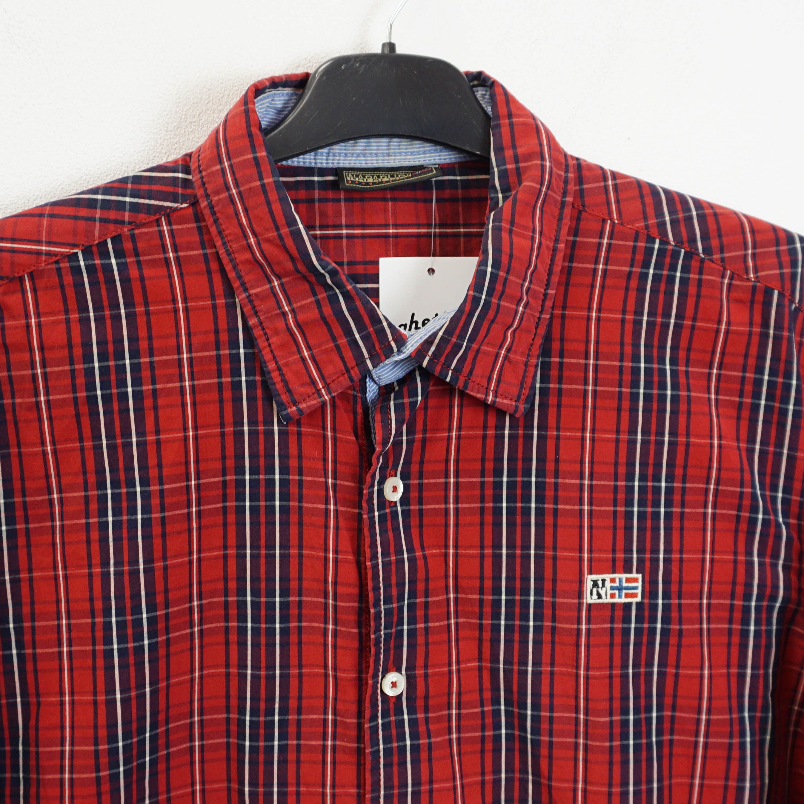 Napapijri Checkered L/S Shirt Size US XL / EU 56 / 4 - 2 Thumbnail