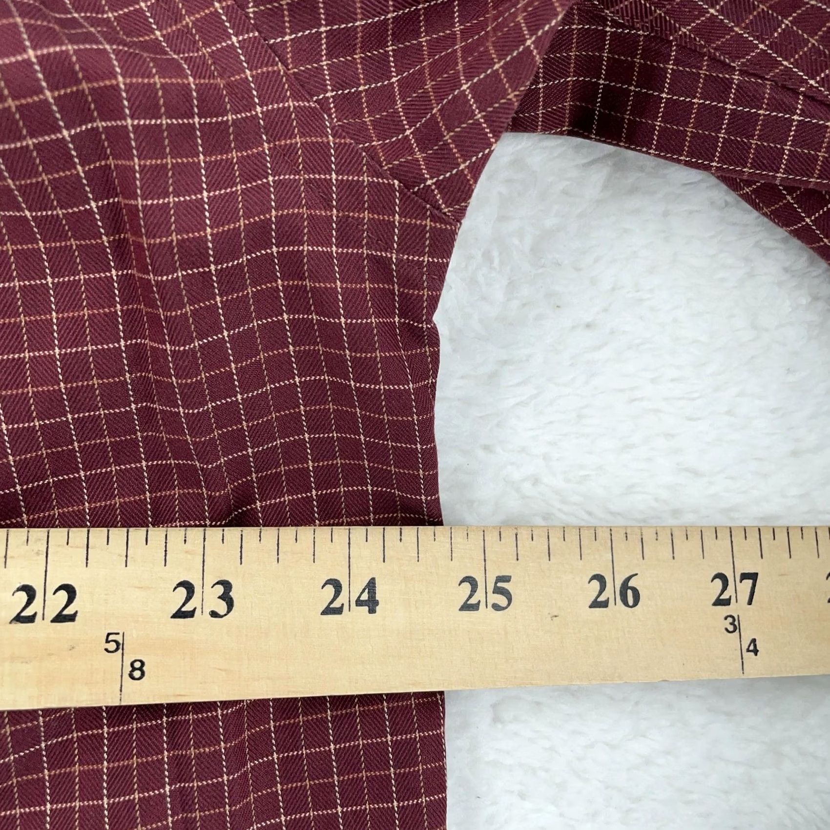 Orvis VINTAGE Orvis Shirt Mens XL Red Check Long Sleeve Button-Down Collared 100% Cotton Casual Size US XL / EU 56 / 4 - 4 Thumbnail
