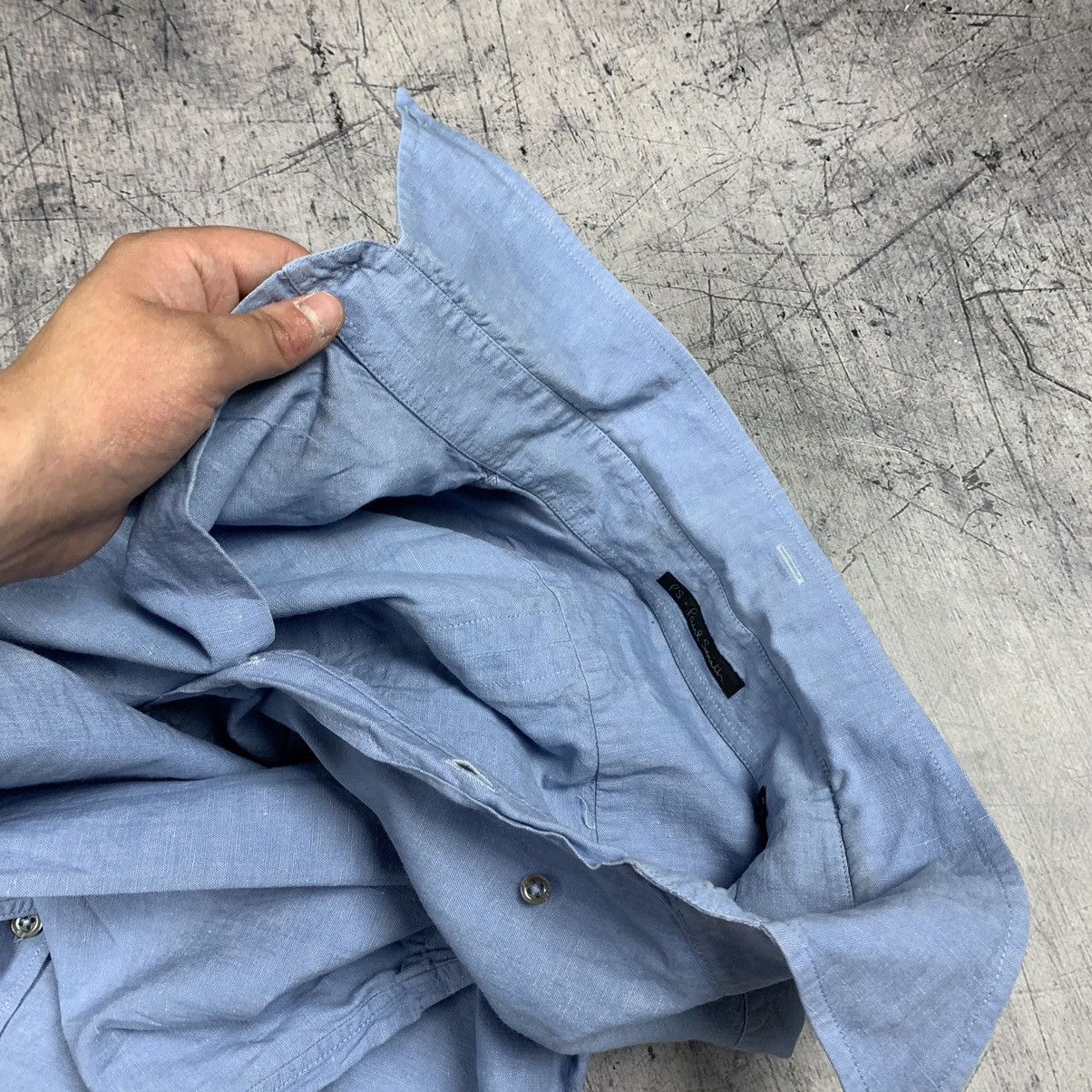 Paul Smith Designer Paul Smith Luxury Cotton/Linen Shirt pocket Size US L / EU 52-54 / 3 - 12 Thumbnail