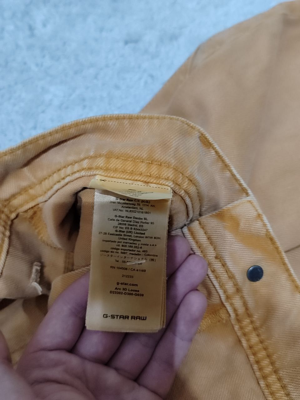 G-Star × Japanese Brand × Vintage 🧡 Vintage G-Star Raw Baggy Jeans Size US 34 / EU 50 - 6 Thumbnail