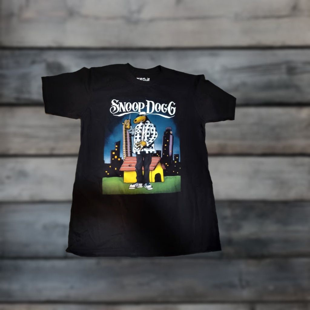 Vintage VINTAGE Joe Cool The Dog Collection T-Shirt Snoop Dogg Adult Size M Black Crew Neck Short Sleeve 90s Dog Theme Mens Size US M / EU 48-50 / 2 - 1 Thumbnail