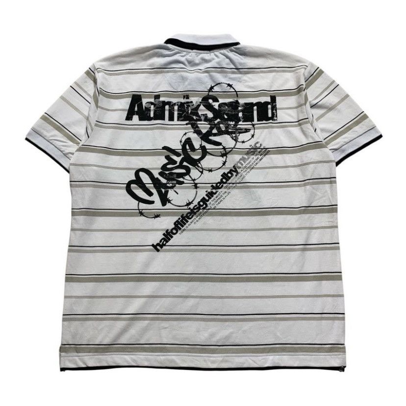 Japanese Brand 2000s BEAUMONT CARR POEM STRIPE IFSIX LGB V-KEII LGB STYLE Size US XXL / EU 58 / 5 - 5 Thumbnail