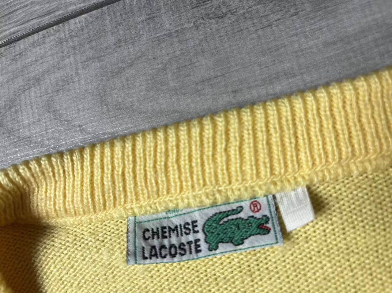 Lacoste Vintage Lacoste sweater size XLarge Size US XL / EU 56 / 4 - 4 Thumbnail