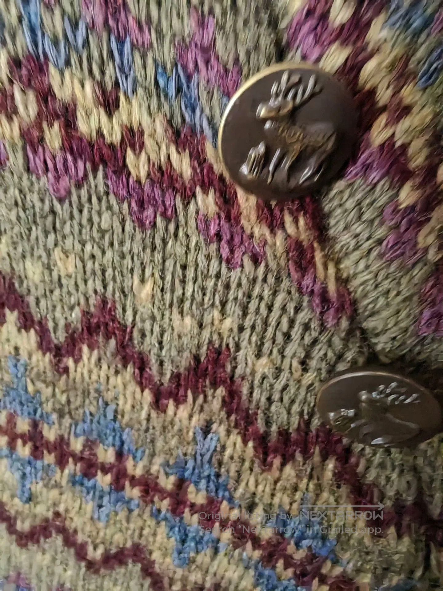 RRL Ralph Lauren RRL 50th Anniversary Fair Isle Cardigan. Size US M / EU 48-50 / 2 - 6 Thumbnail