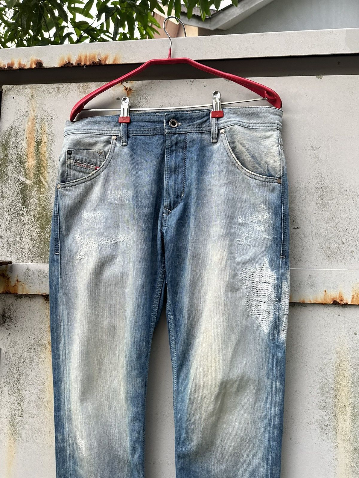 Diesel 👹Vintage Diesel Krayver Washed Skinny Jeans Size US 32 / EU 48 - 6 Thumbnail