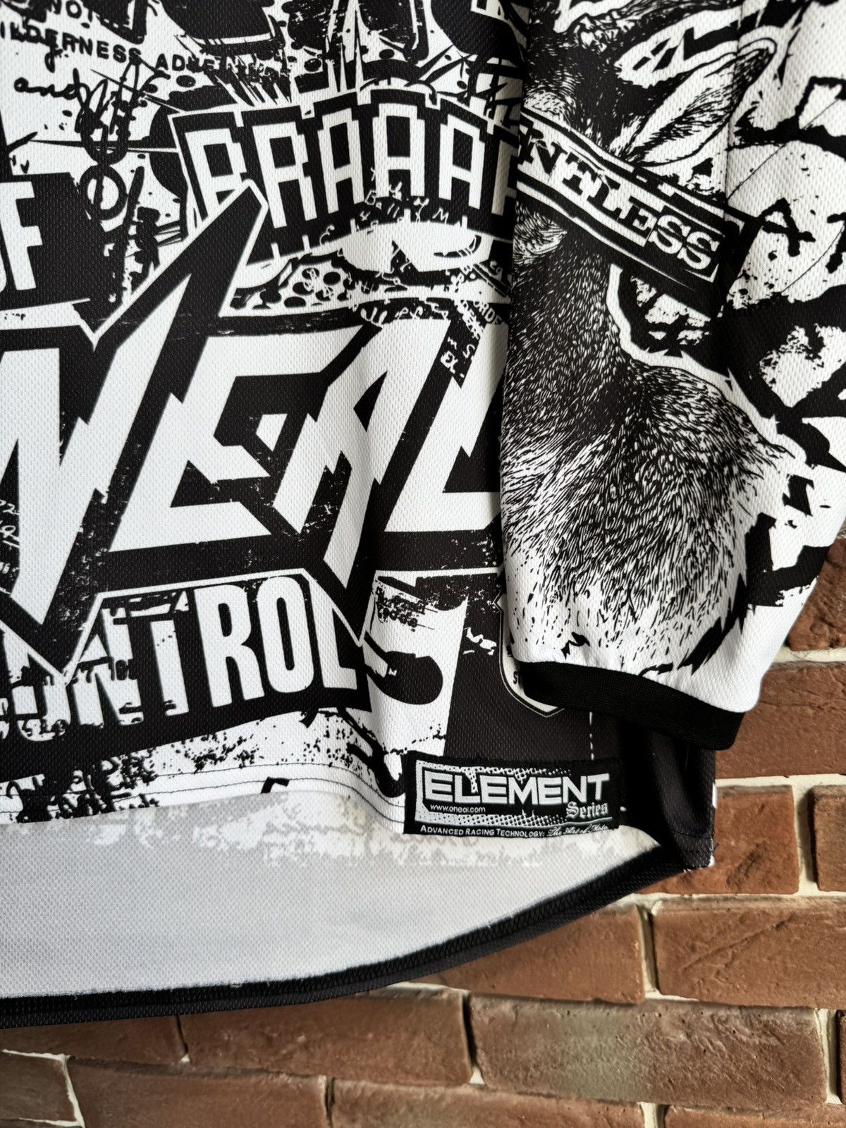 O'Neill O’Neal Motocross AOP Jersey Element Punk Rock Racing Rare Size US XL / EU 56 / 4 - 4 Thumbnail