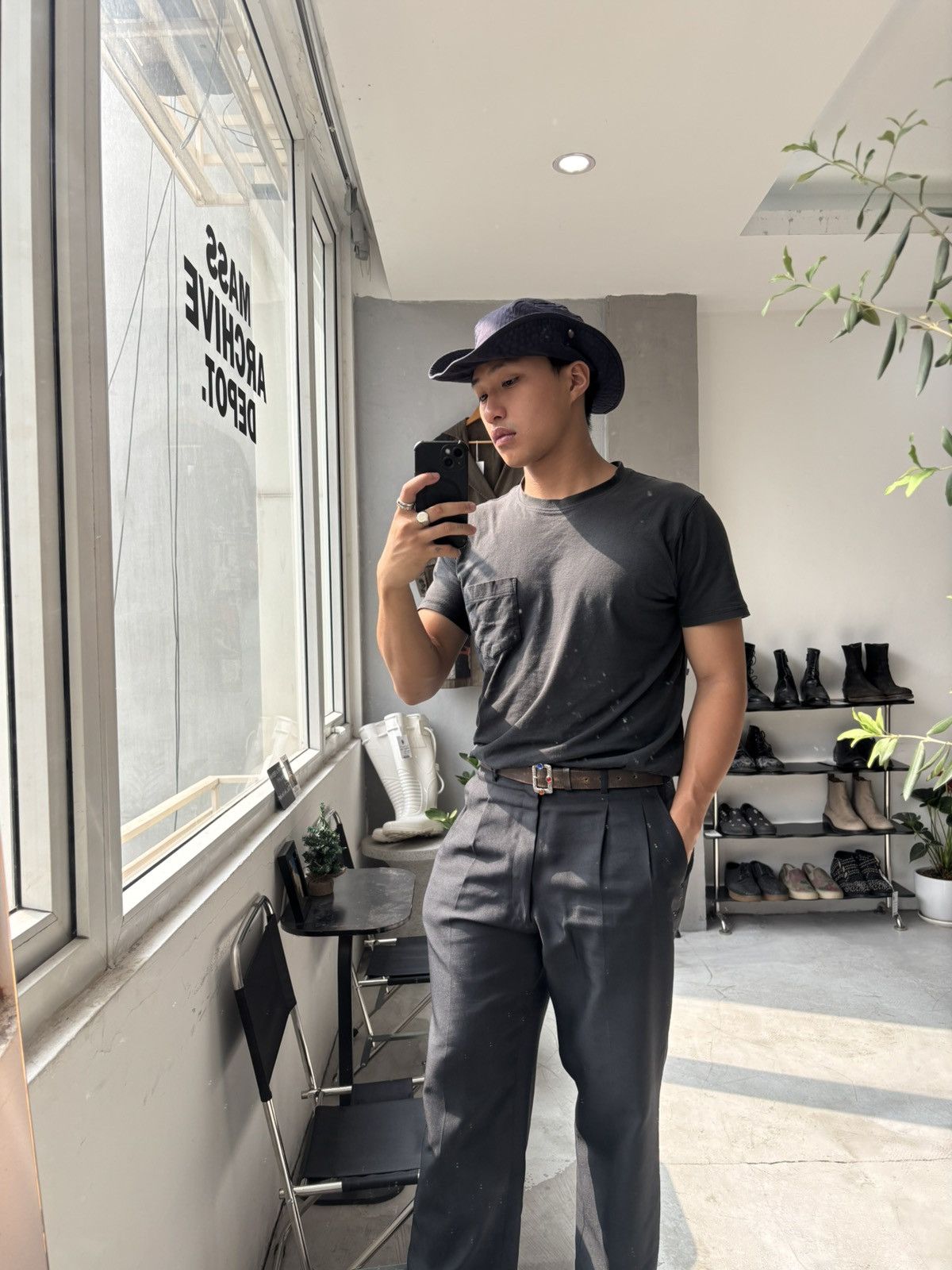 W&LT W&LT SS1998 runway cowboy bucket hat Size ONE SIZE - 2 Thumbnail
