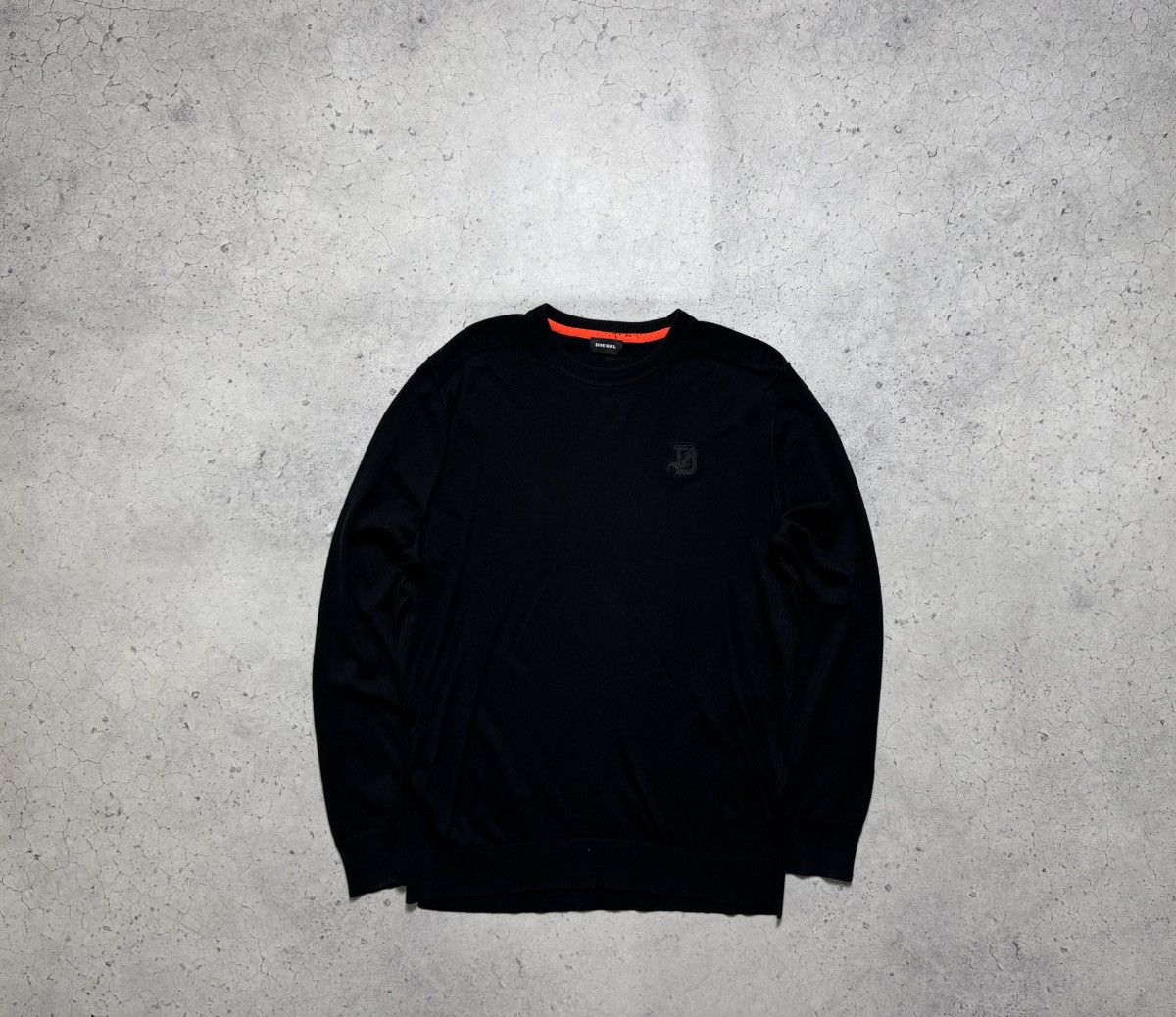 Diesel Diesel Black Sweater Silk Cotton Size M Size US M / EU 48-50 / 2 - 2 Thumbnail