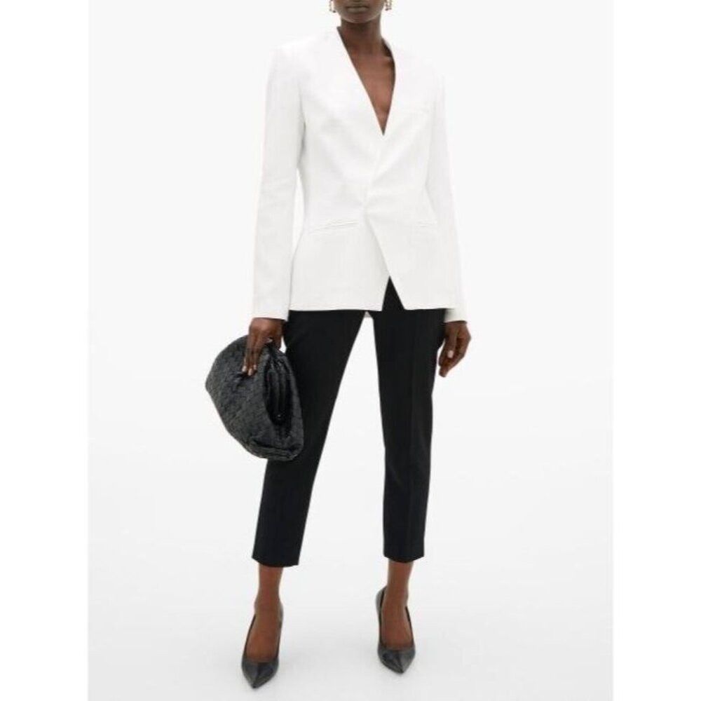 Haider Ackermann Haider Ackermann Single Breasted Blazer FR 36 US 4 White NWT Size S / US 4 / IT 40 - 1 Thumbnail