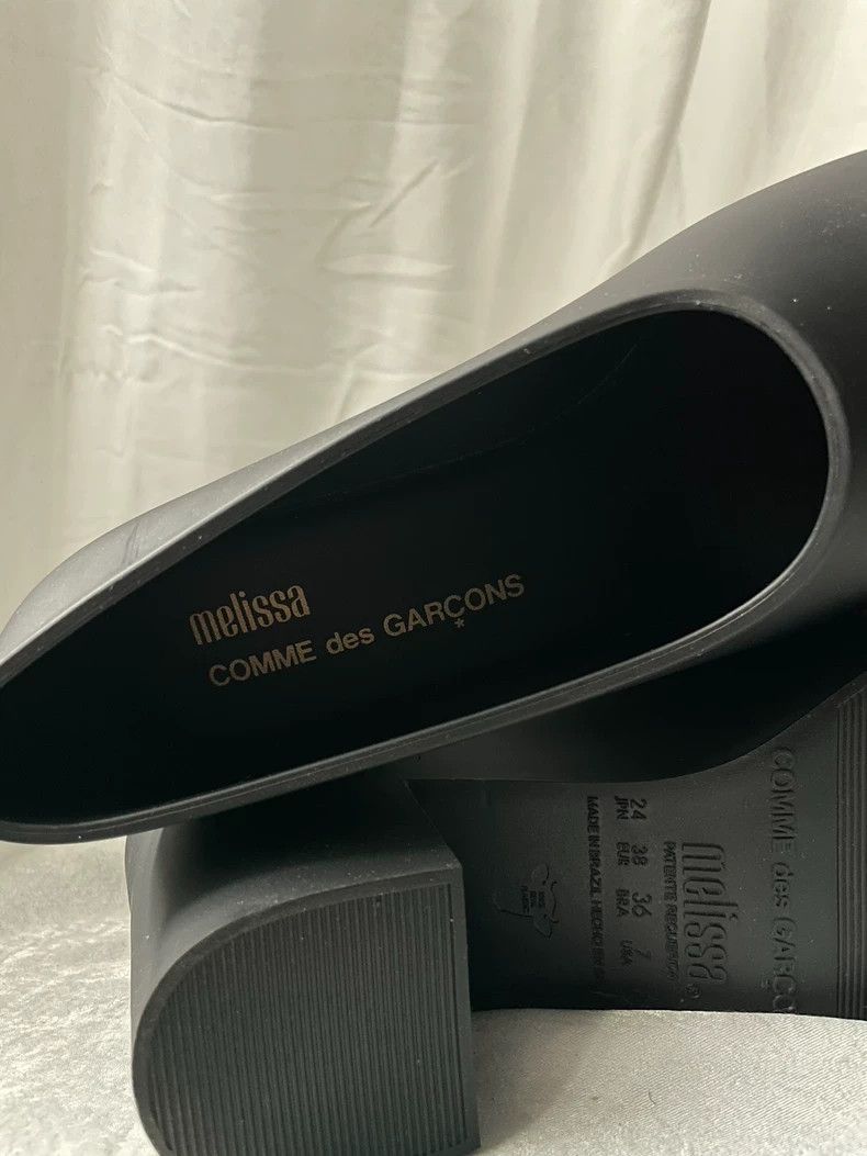 Comme des Garcons Comme des Garçons Medieval Women's Black Rubber Pumps Heels Size US 5.5 / IT 35.5 - 7 Thumbnail