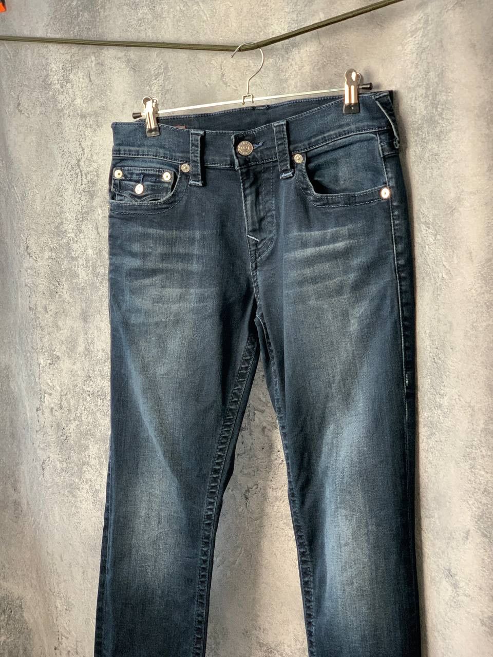 True Religion Geno Flap SN Relaxed Slim Denim Pants Blue