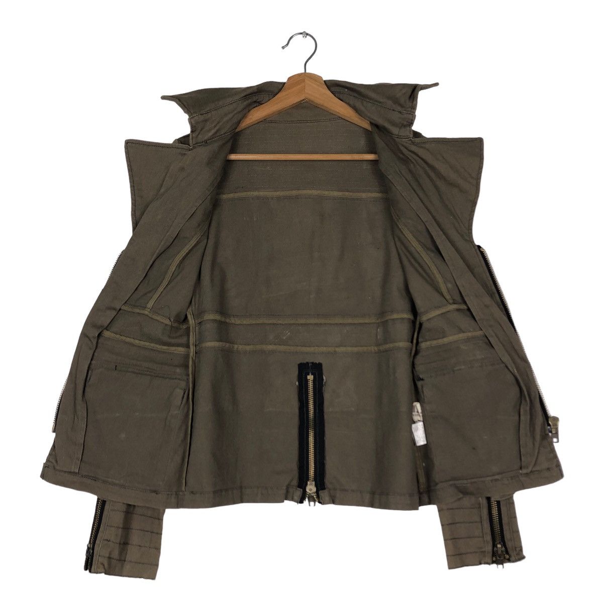 Japanese Brand 🔥Vintage Cropped Biker Jacket DIA Japan Issey Miyake Size US M / EU 48-50 / 2 - 13 Thumbnail
