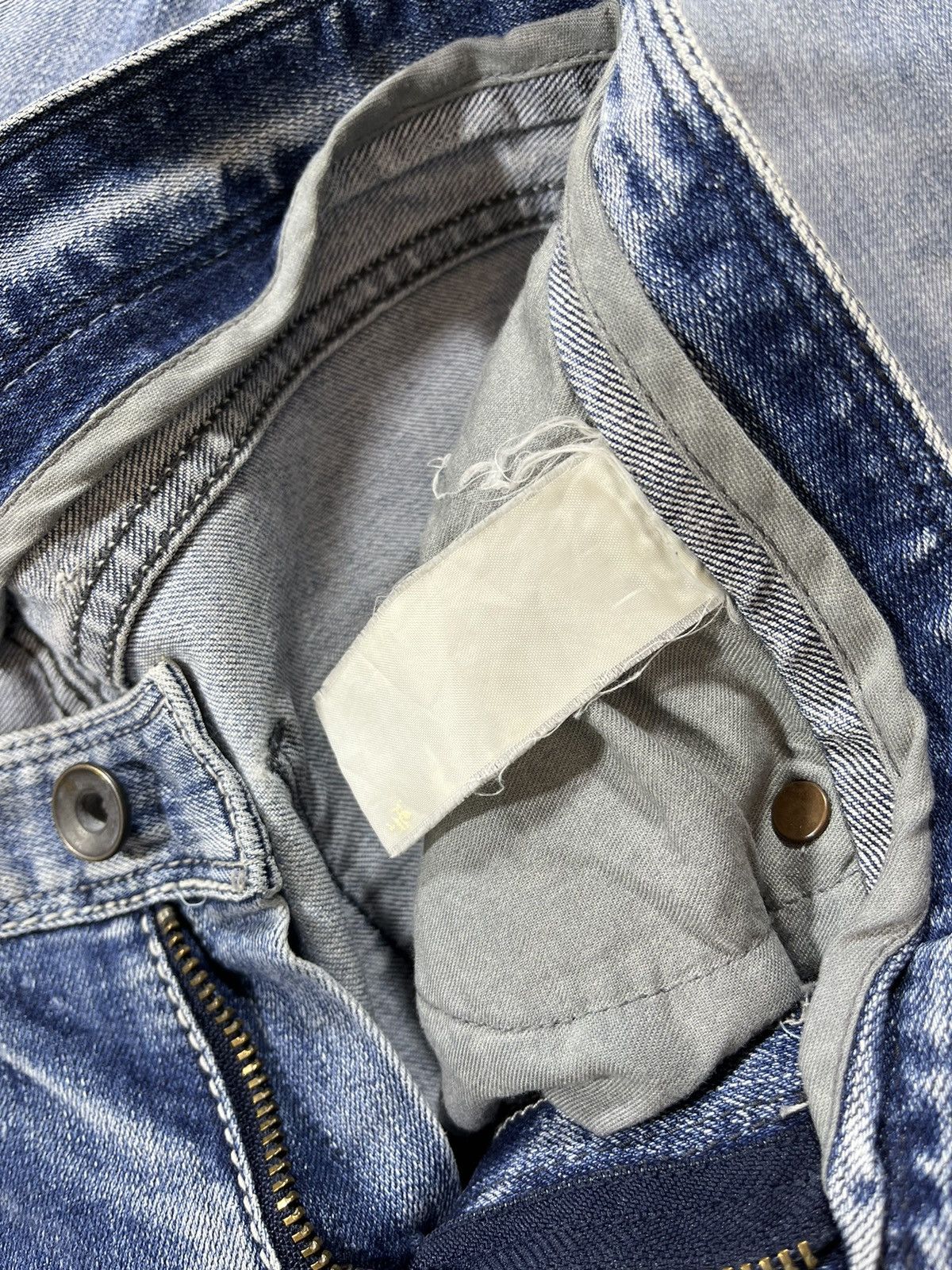 GOSTAR DE FUGA Gostar de Fuga Slim Fit Faded Denim Jeans Size US 31 - 11 Thumbnail