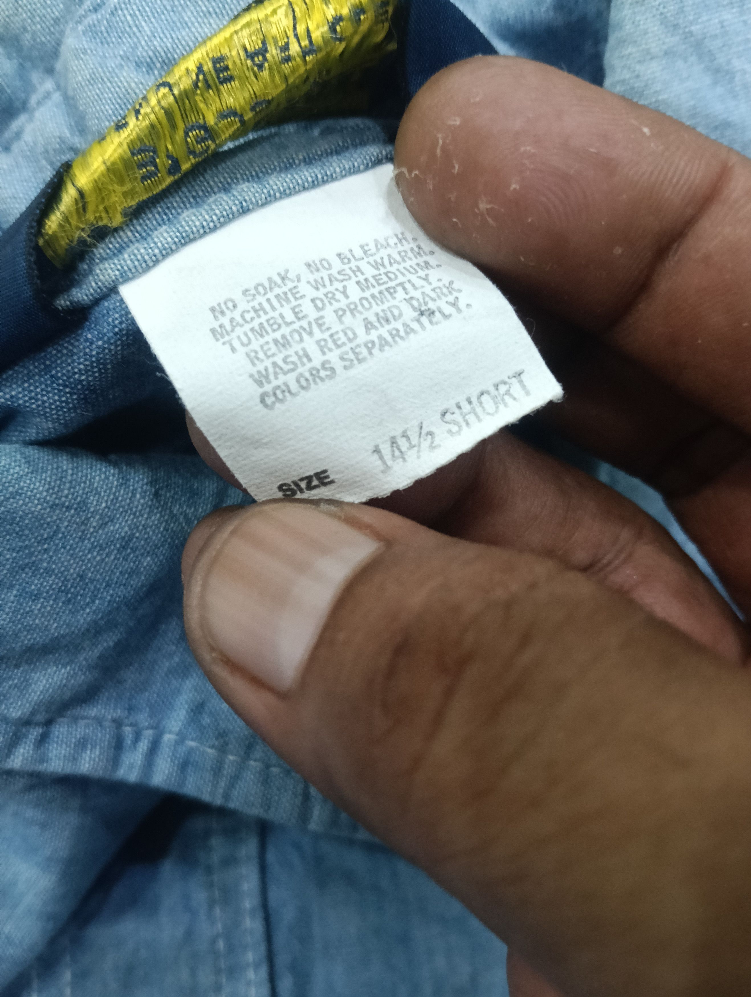 Oshkosh True Vintage 70s Osh Kosh Like USN Chambray Size US M / EU 48-50 / 2 - 6 Thumbnail