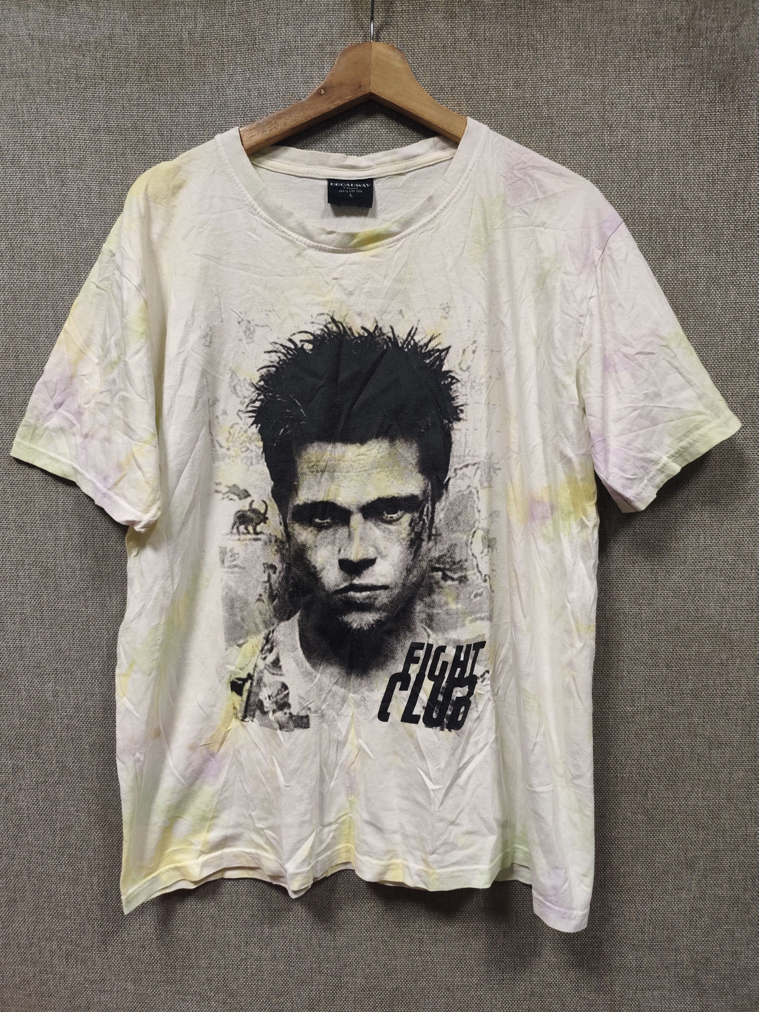 Vintage Vintage Bootleg Fight Club Tyler Durden Movie T Shirt Size US M / EU 48-50 / 2 - 1 Thumbnail
