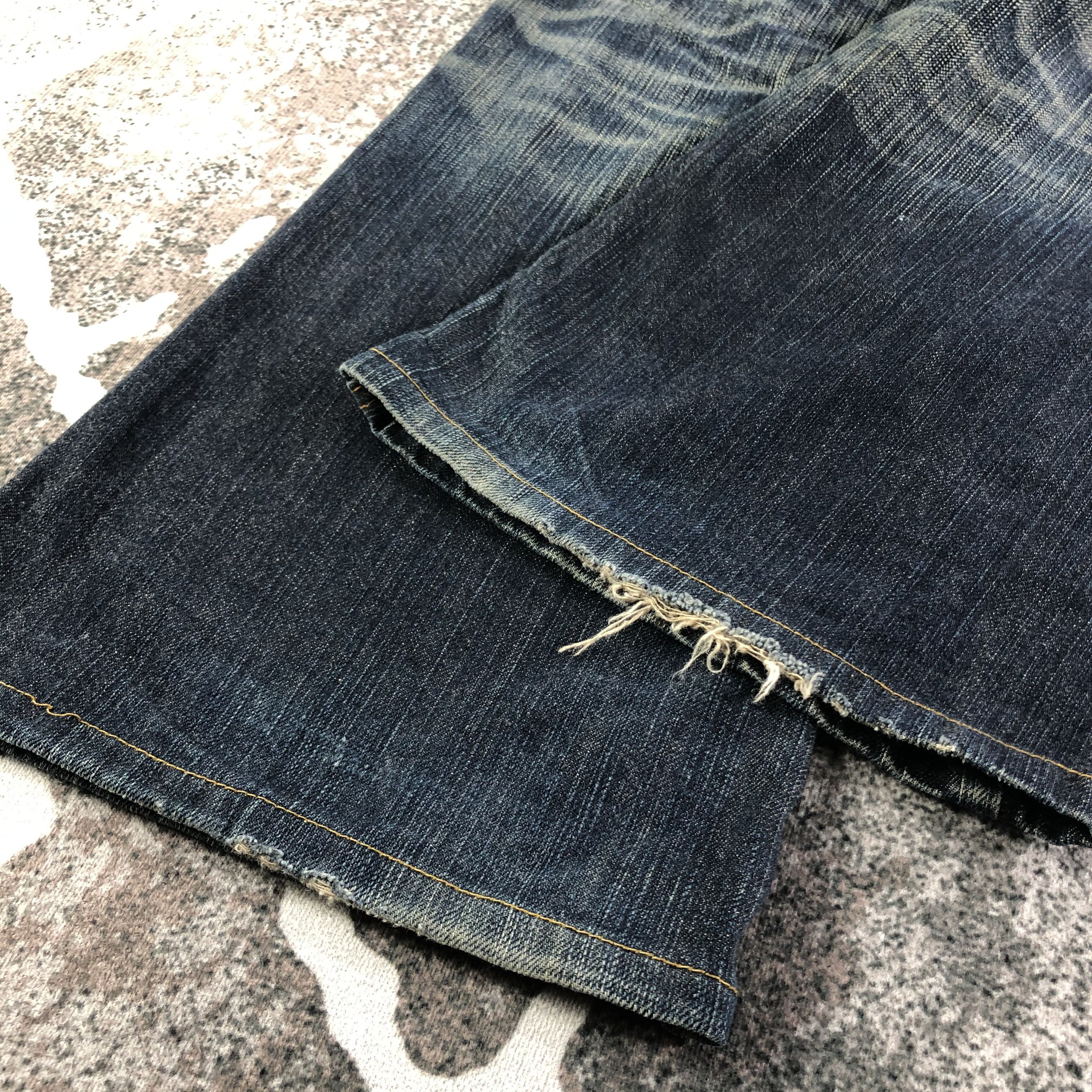 Edwin Distress Edwin XV Jeans Rusty Blue Denim KJ2427 Size US 32 / EU 48 - 6 Thumbnail
