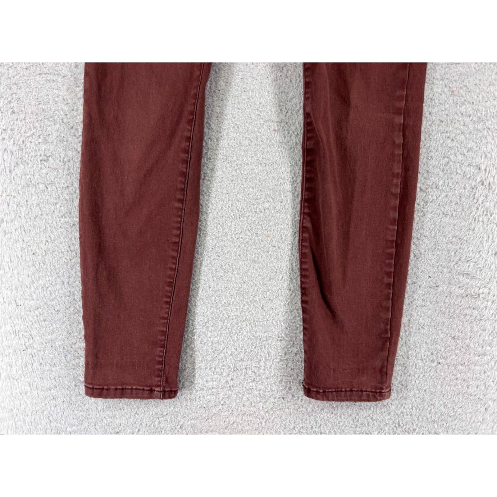 Vintage Sonoma Jeans Womens 8 Red Skinny Low Rise 28x28 Cotton Blend Stretch Denim 5-Pocket Design Starched? Size 30" / US 8 / IT 44 - 2 Thumbnail