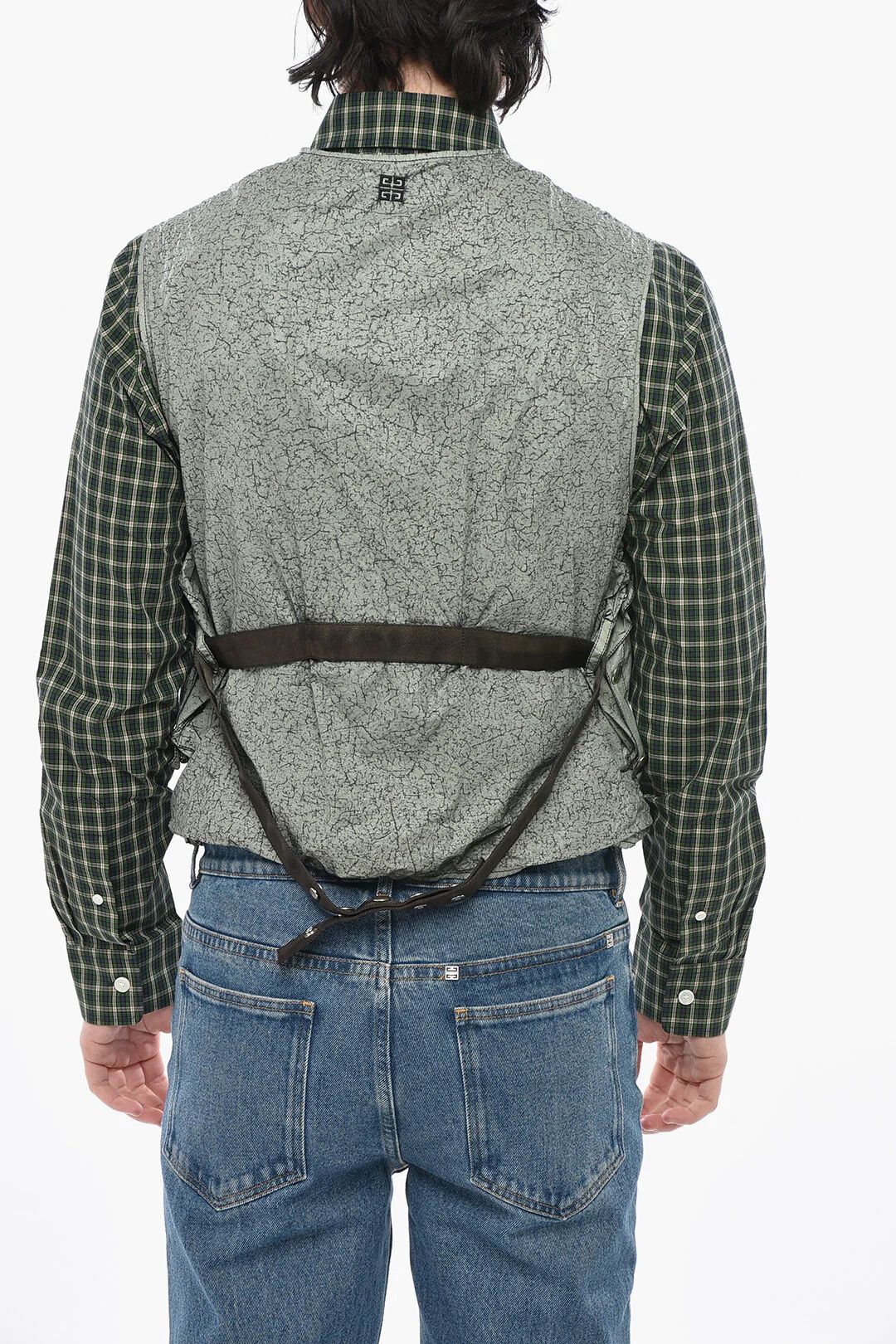 Givenchy og1mm0326 Nylon Multi-Pocket Gilet in Grey Size US M / EU 48-50 / 2 - 2 Thumbnail