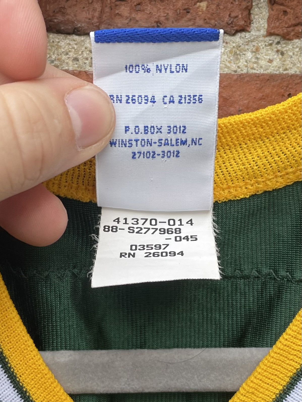 Champion Green Bay Packers Style NFL Vintage 90 Champion Blank Jersey Size US L / EU 52-54 / 3 - 3 Thumbnail